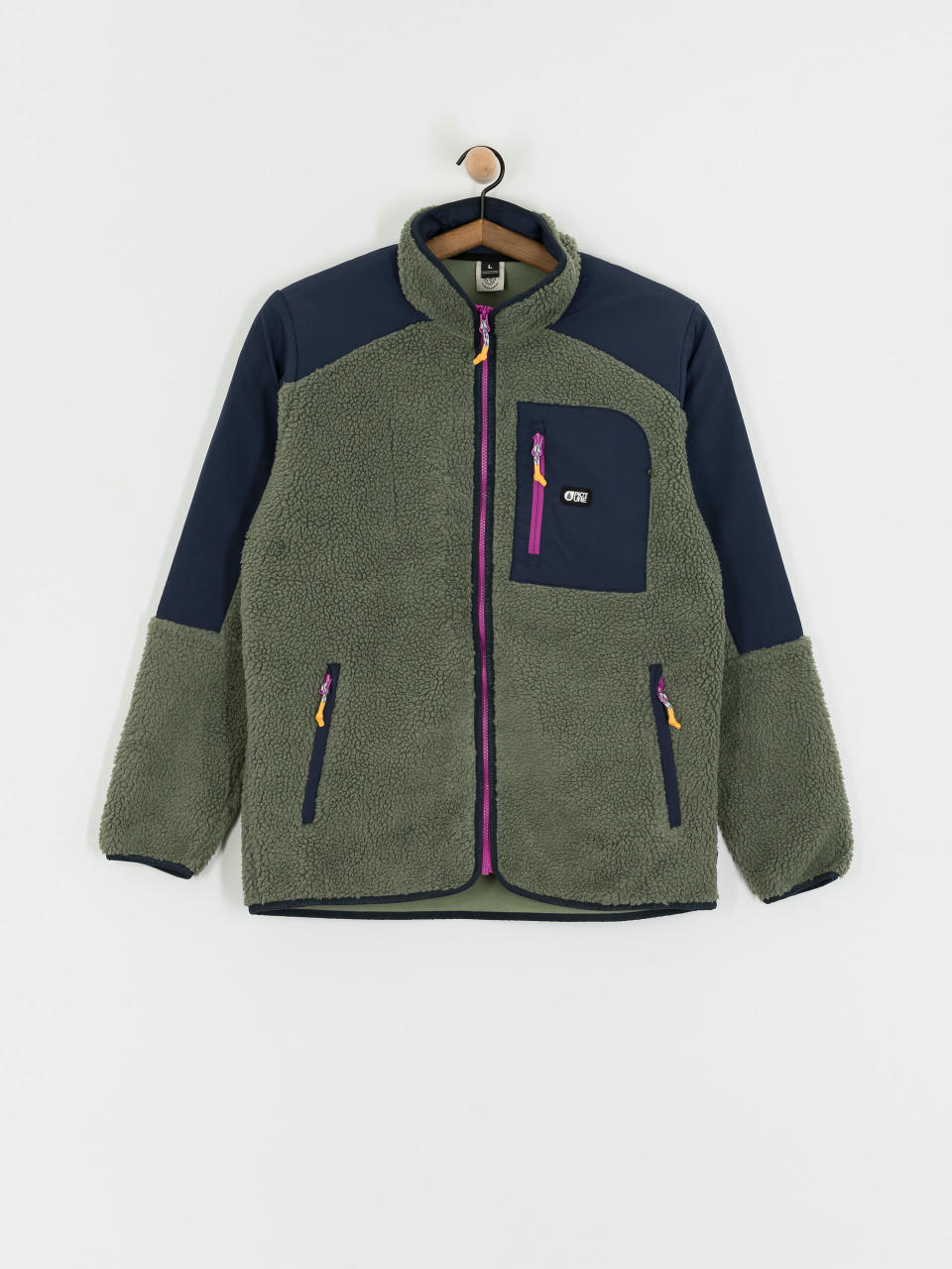 Pentru bărbați Hanorac din fleece Picture Quilchena (green spray dark blue)