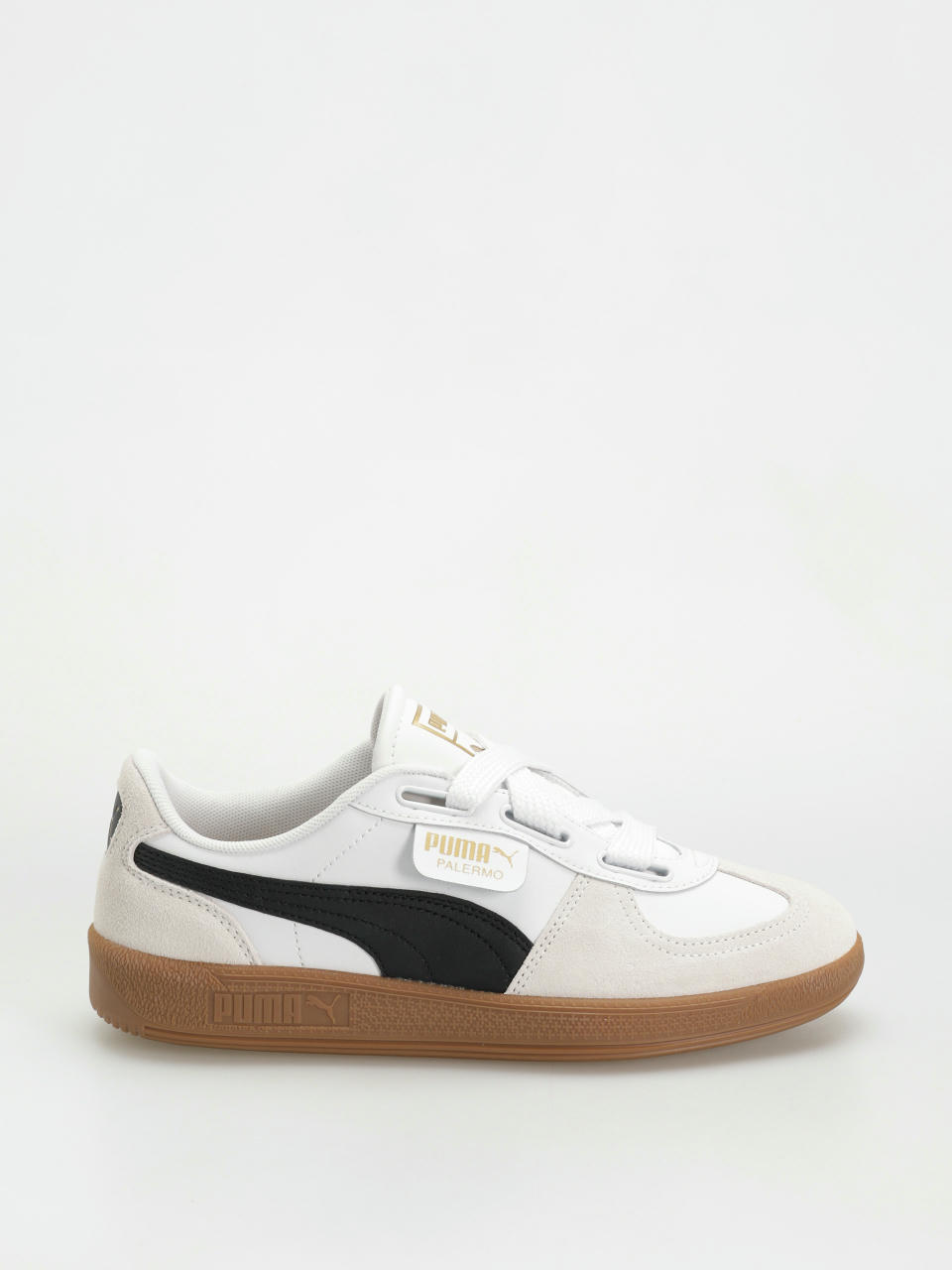 Pantofi Puma Palermo Wide Lace SD (puma white puma black)