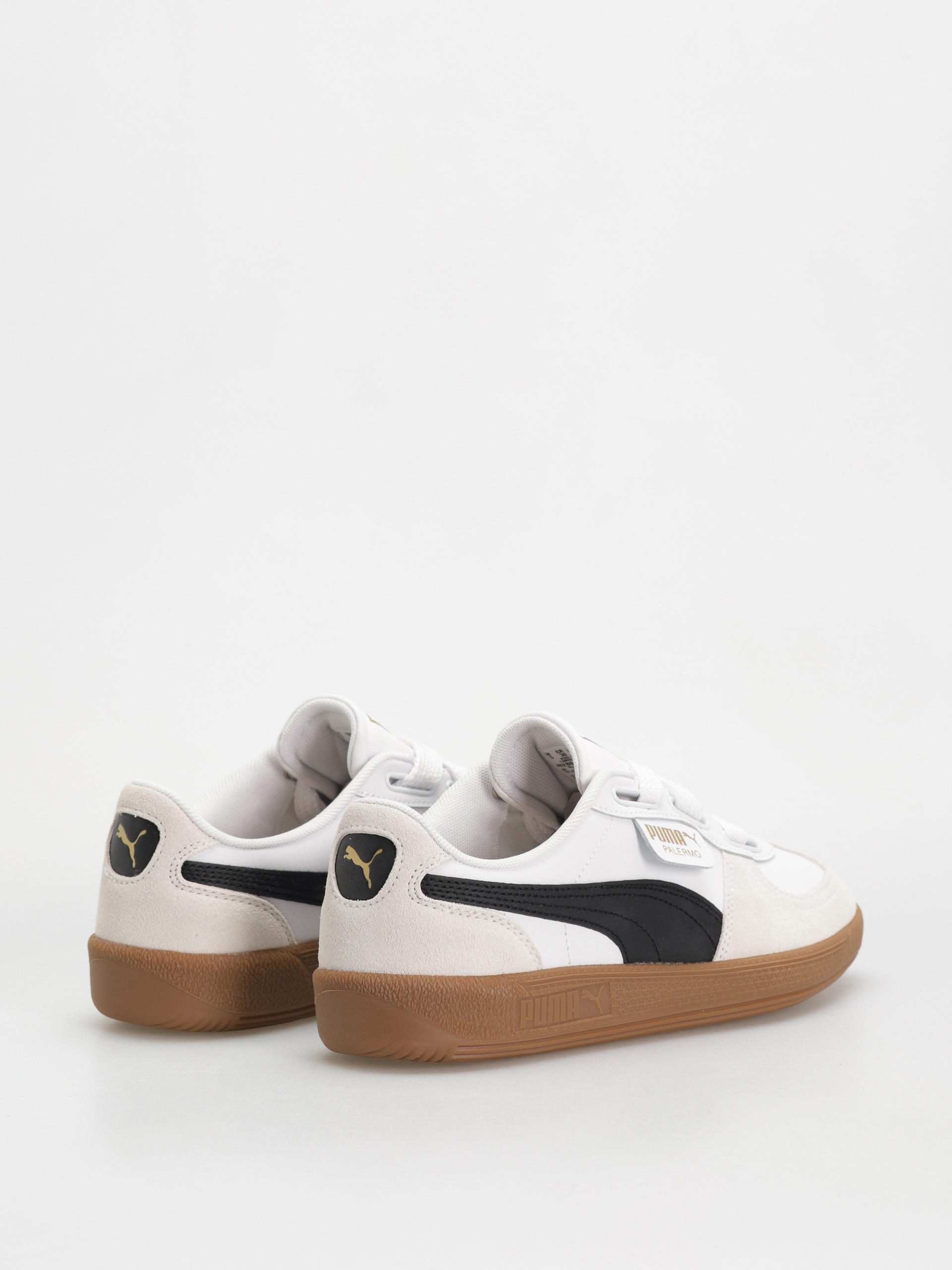 Pantofi Puma Palermo Wide Lace SD (puma white puma black)