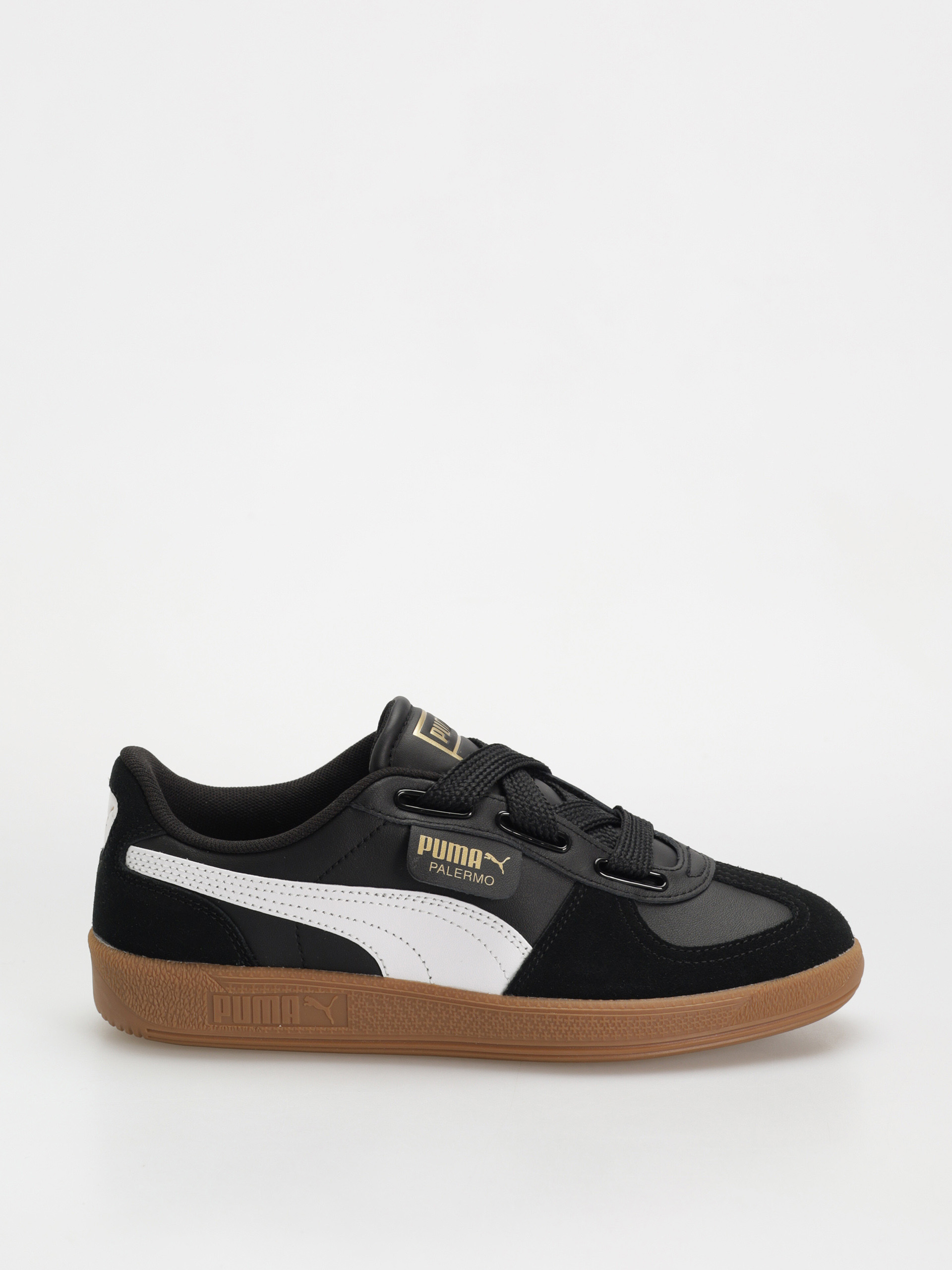 Pantofi Puma Palermo Wide Lace SD (puma black puma white)