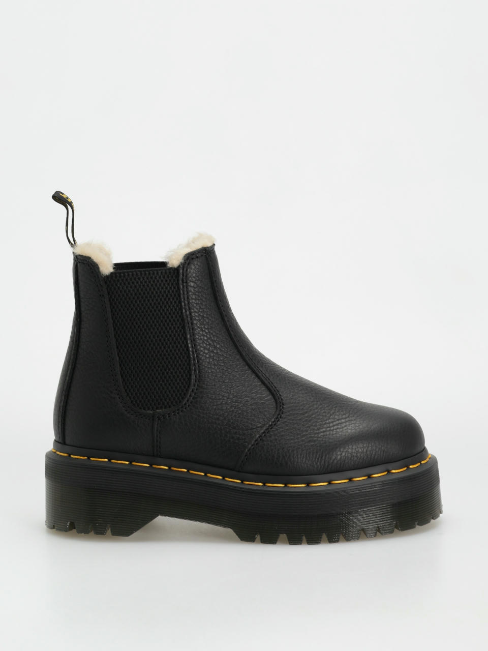 Pantofi Dr. Martens 2976 Quad Fur Lined Wmn (black pisa)