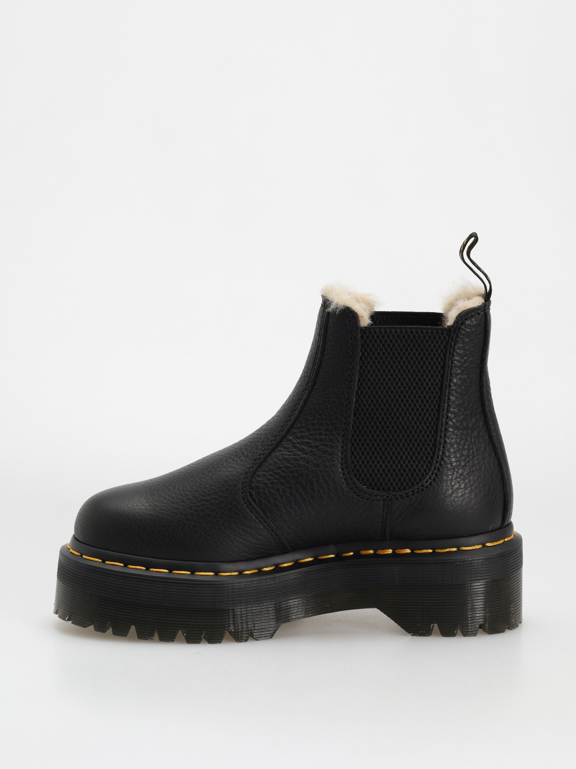 Pantofi Dr. Martens 2976 Quad Fur Lined Wmn (black pisa)