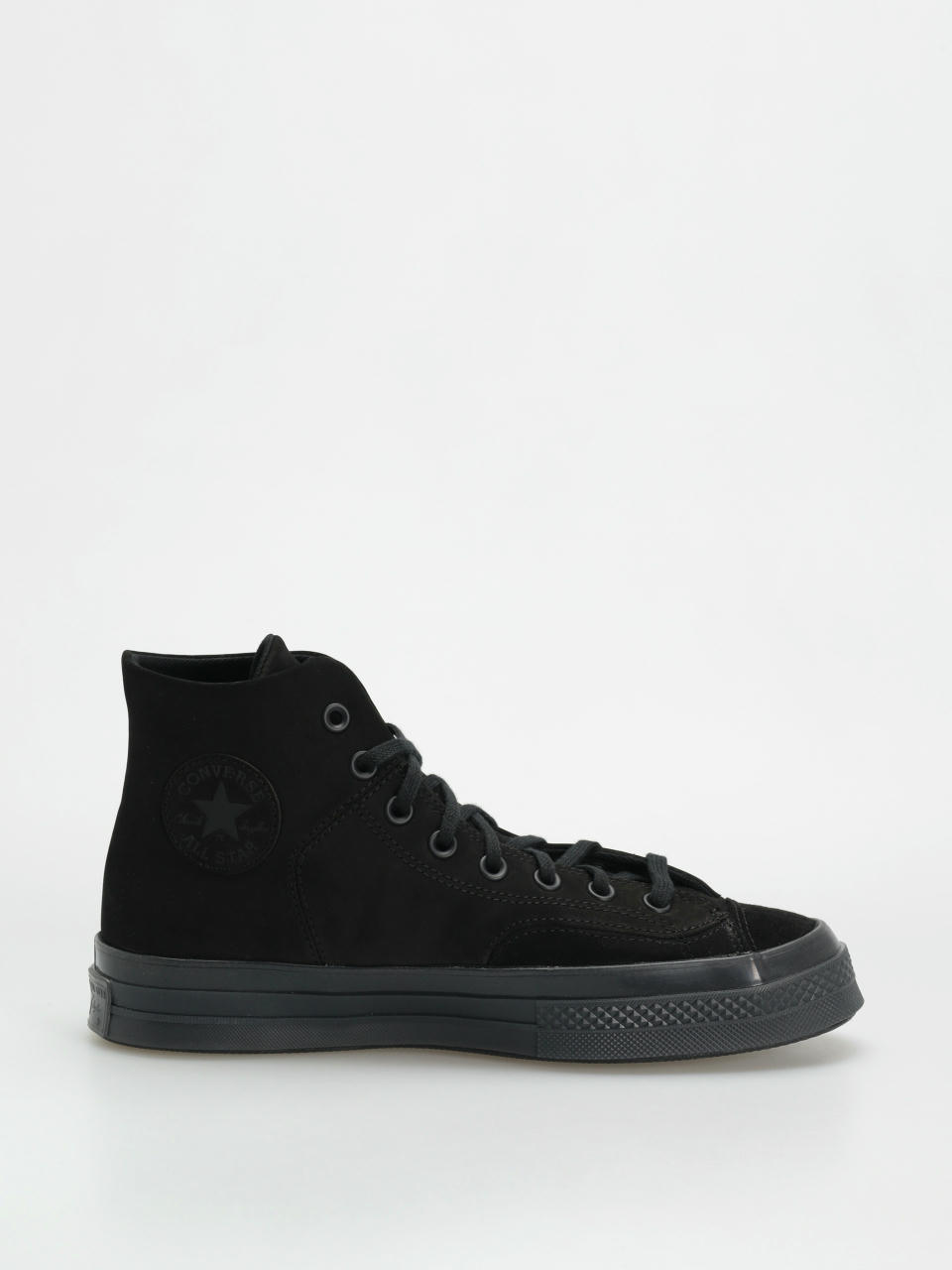 Teniși Converse Chuck 70 Hi Marquis Nubuck Suede (black/black/black)