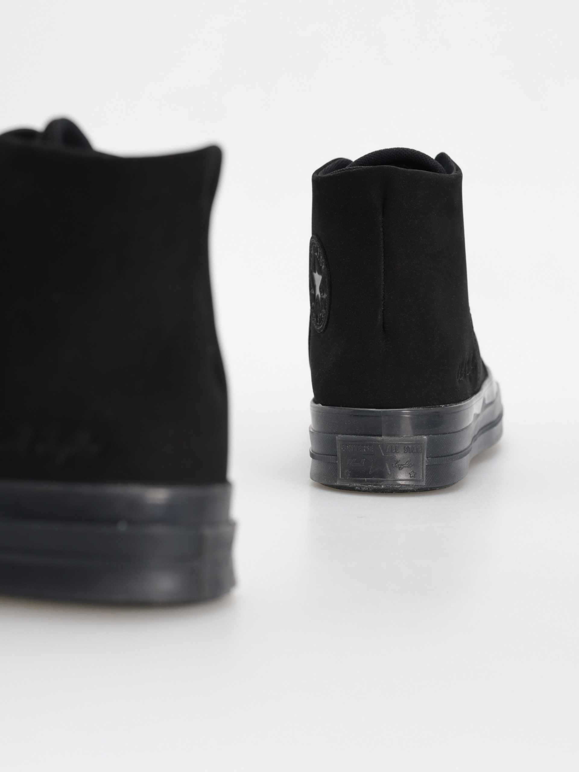 Teniși Converse Chuck 70 Hi Marquis Nubuck Suede (black/black/black)