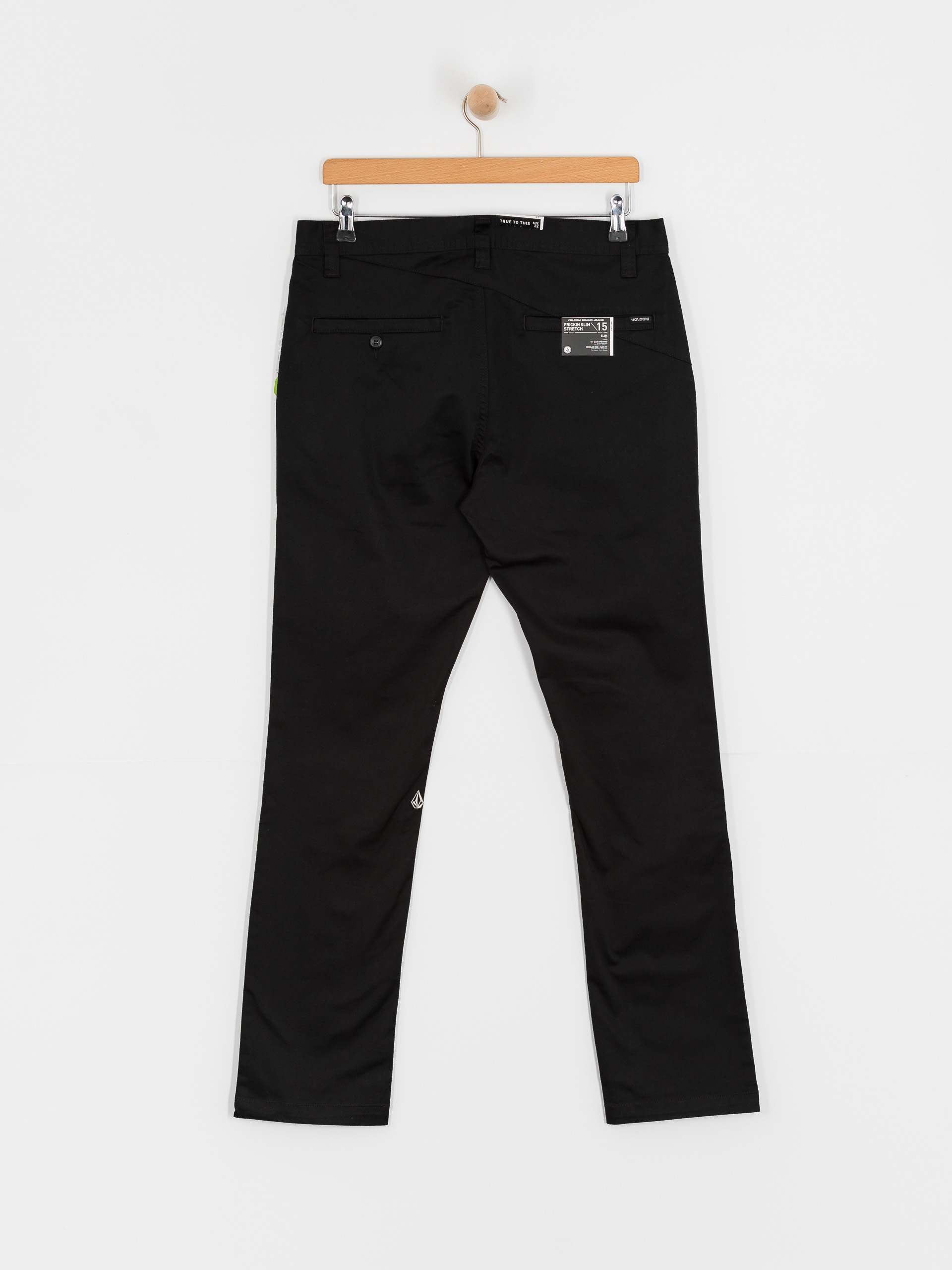 Pantaloni Volcom Frickin Slim Stretch (black)