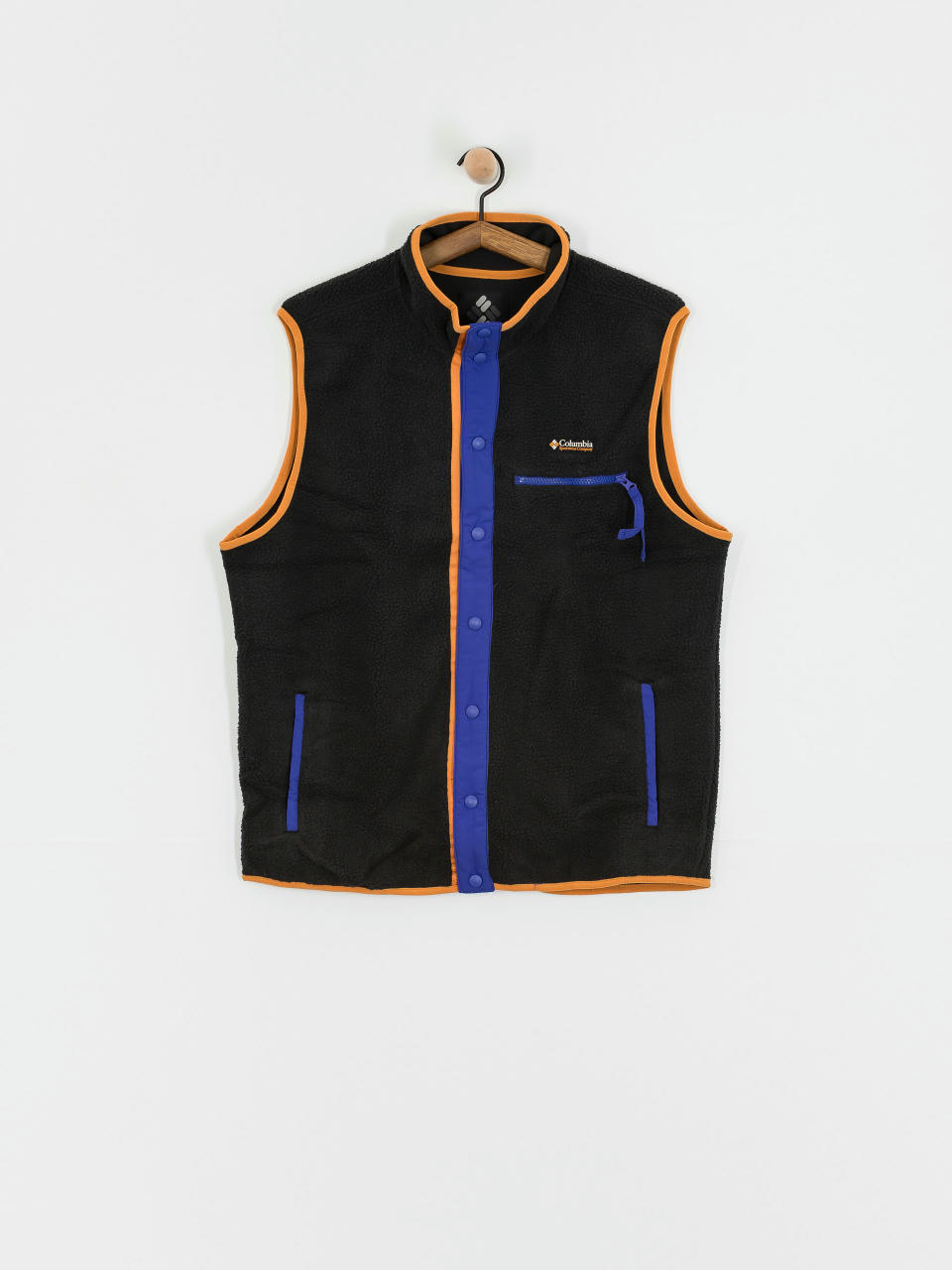 Pentru bărbați Hanorac din fleece Columbia Helvetia II Vest (black)