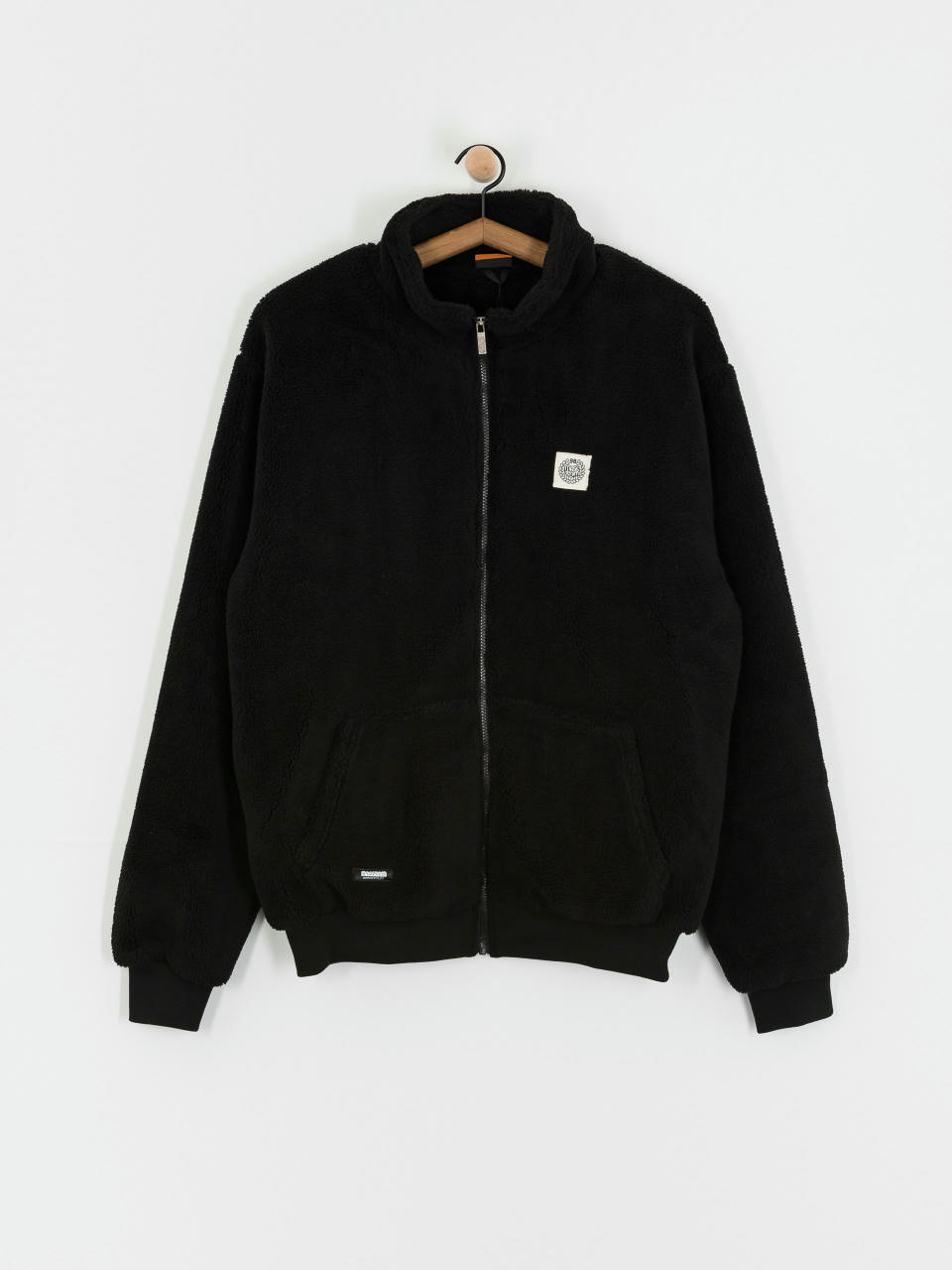 Geacă MassDnm Patch Teddy Zip (black)