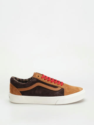 Pantofi Vans Old Skool (pig suede plaid glazed ginger)