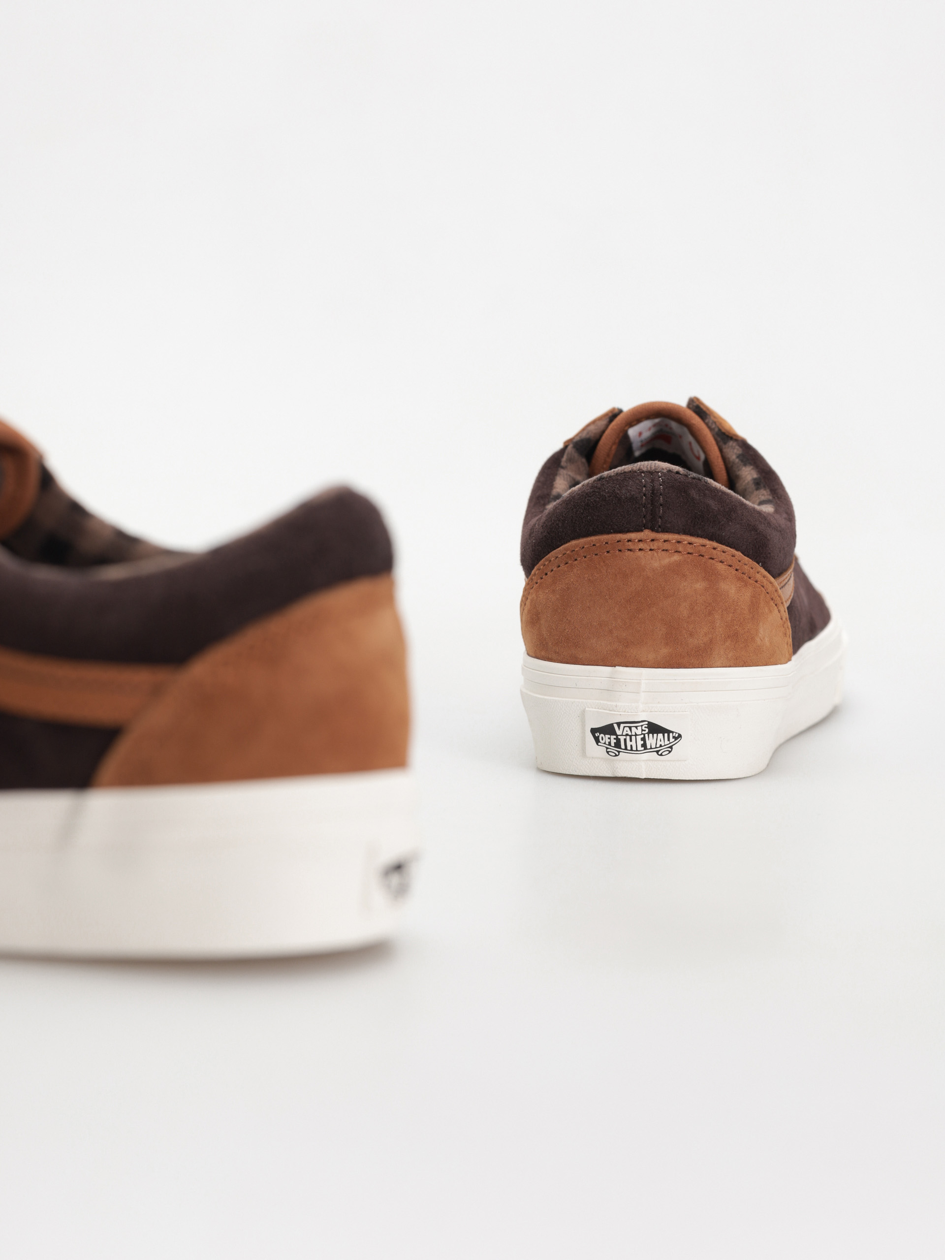 Pantofi Vans Old Skool (pig suede plaid glazed ginger)