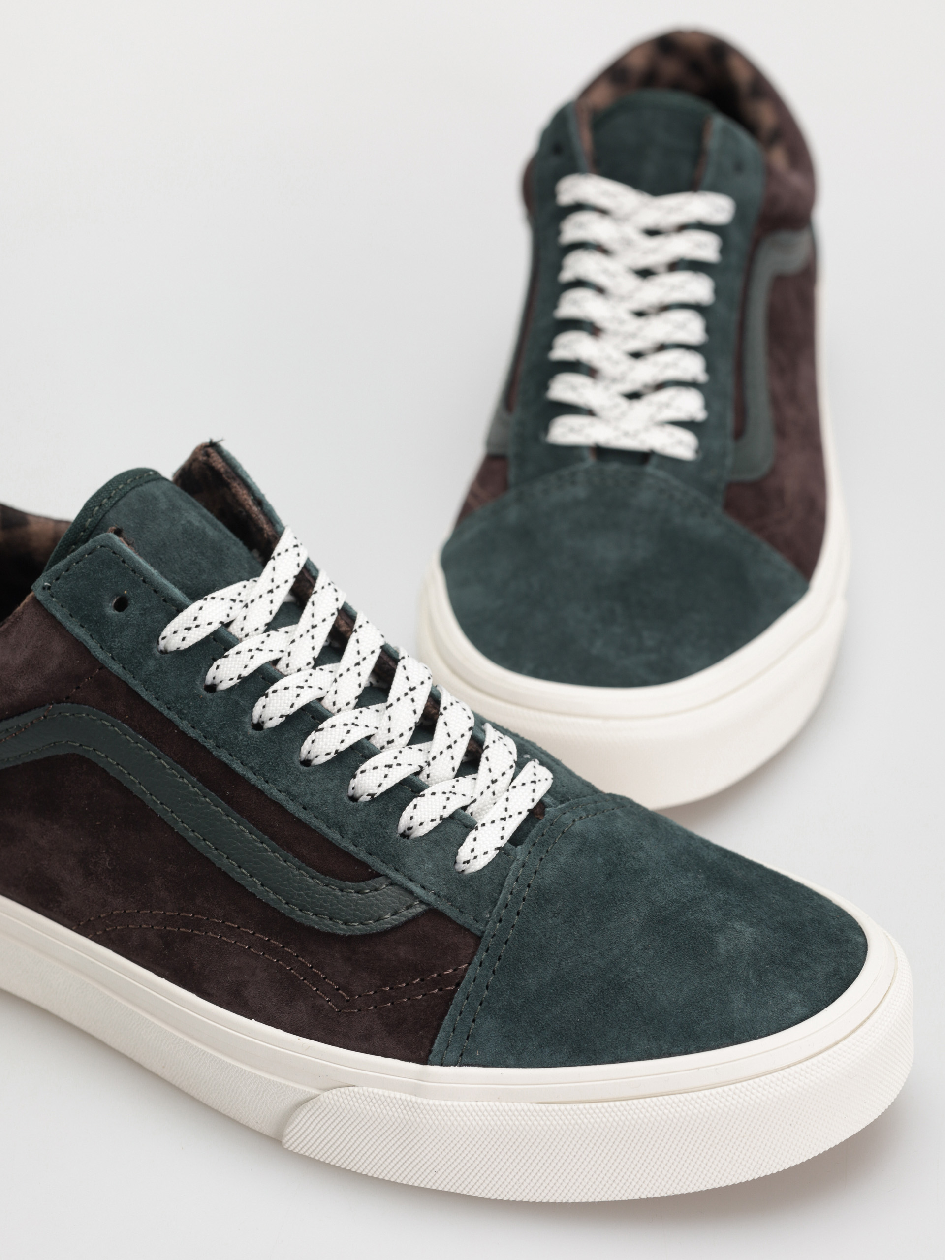 Pantofi Vans Old Skool (pig suede plaid scarab)