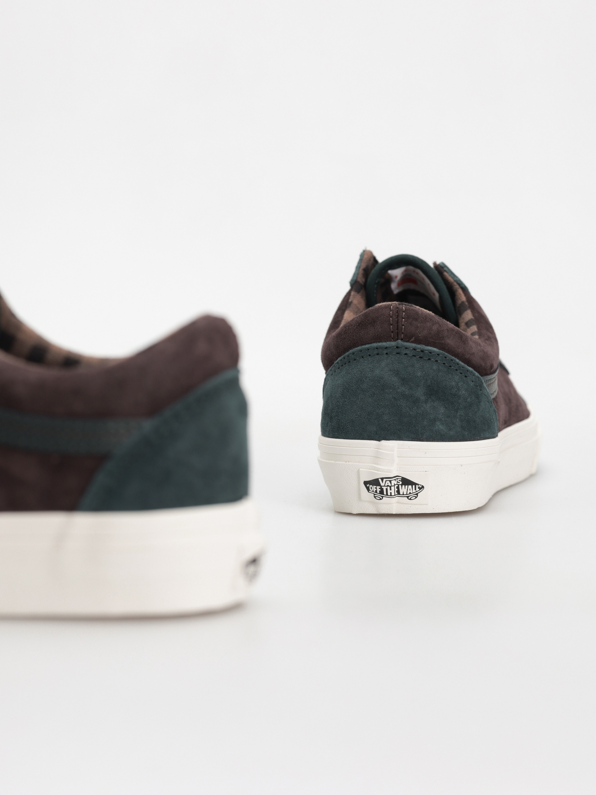 Pantofi Vans Old Skool (pig suede plaid scarab)