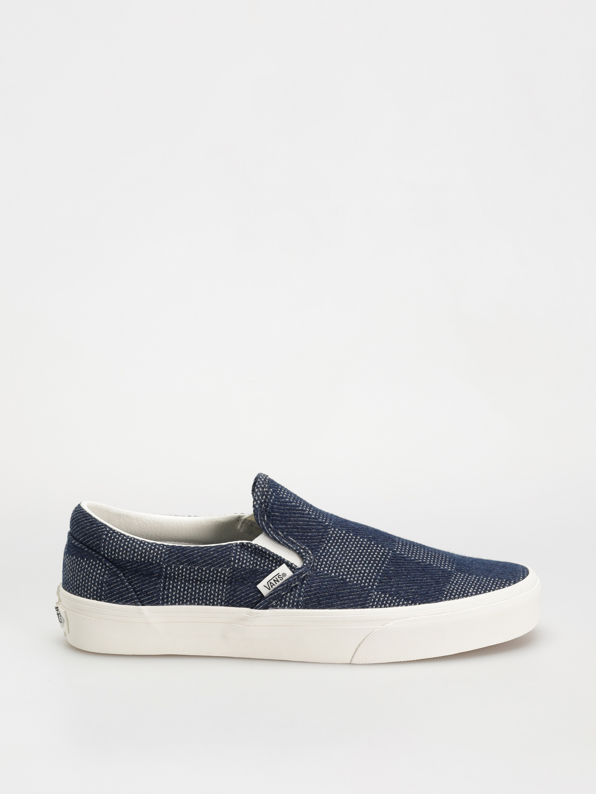 Pantofi Vans Classic Slip On (denim check navy)