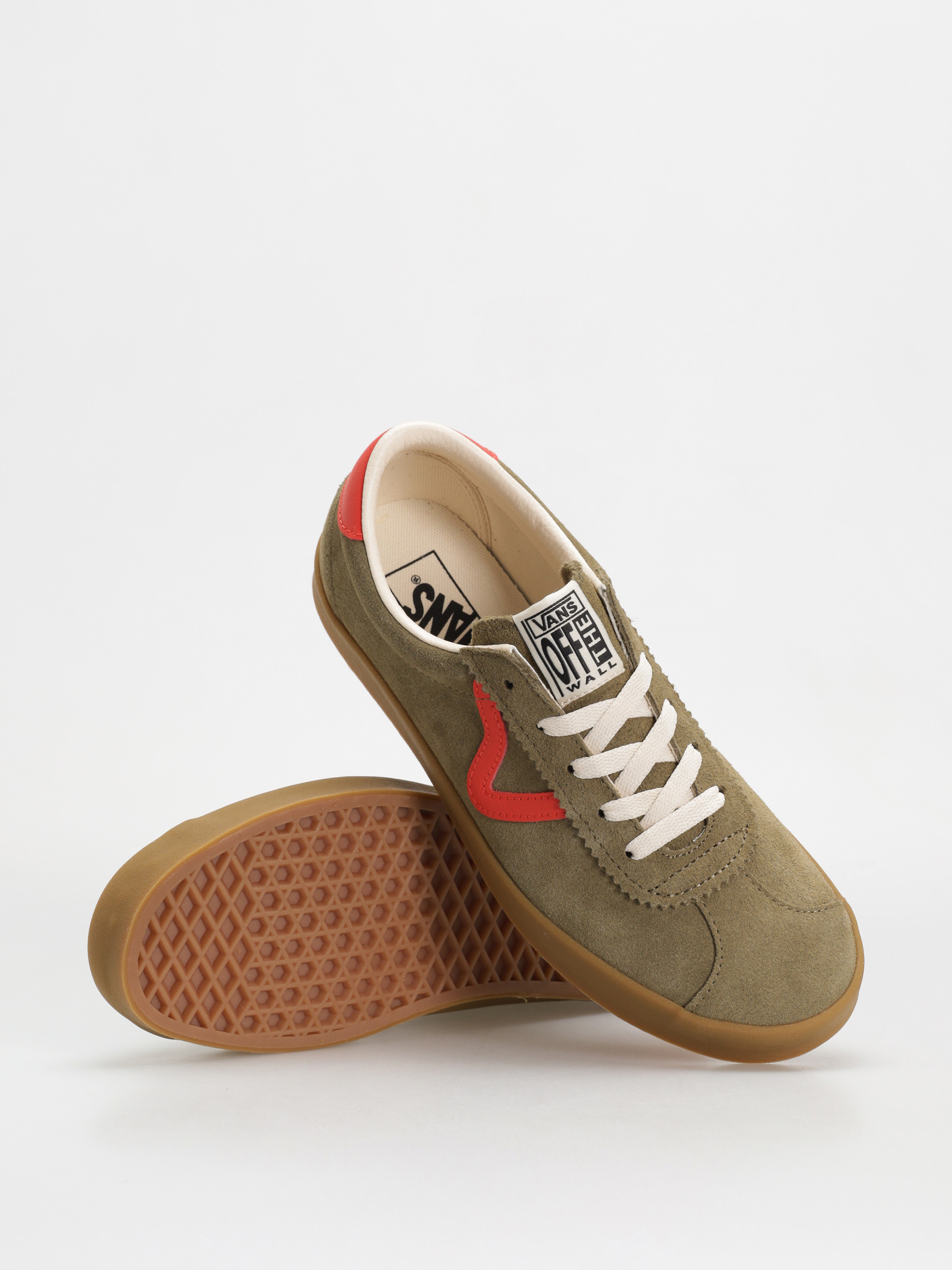 Pantofi Vans Sport Low (gum pop olive/red)