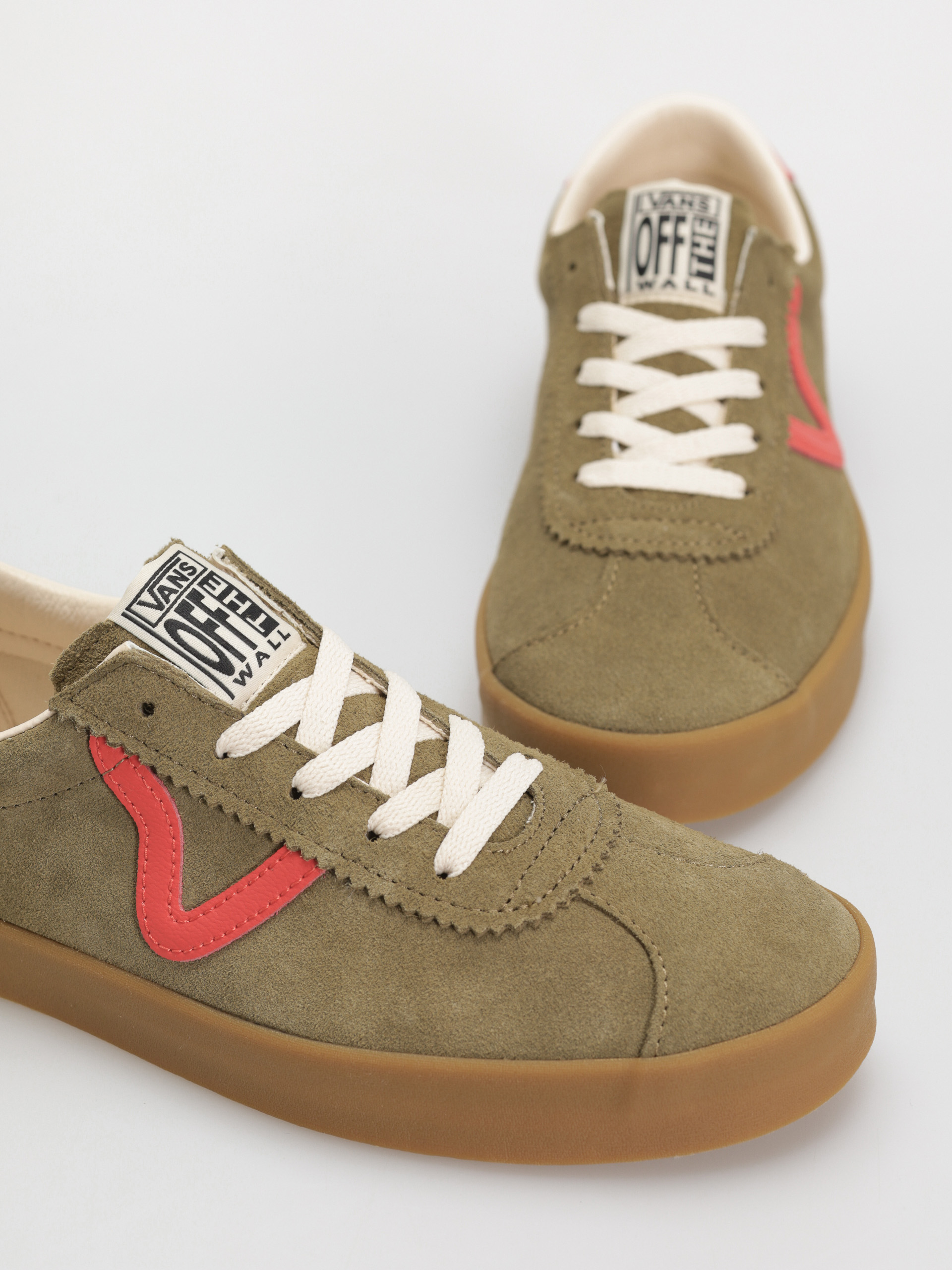 Pantofi Vans Sport Low (gum pop olive/red)
