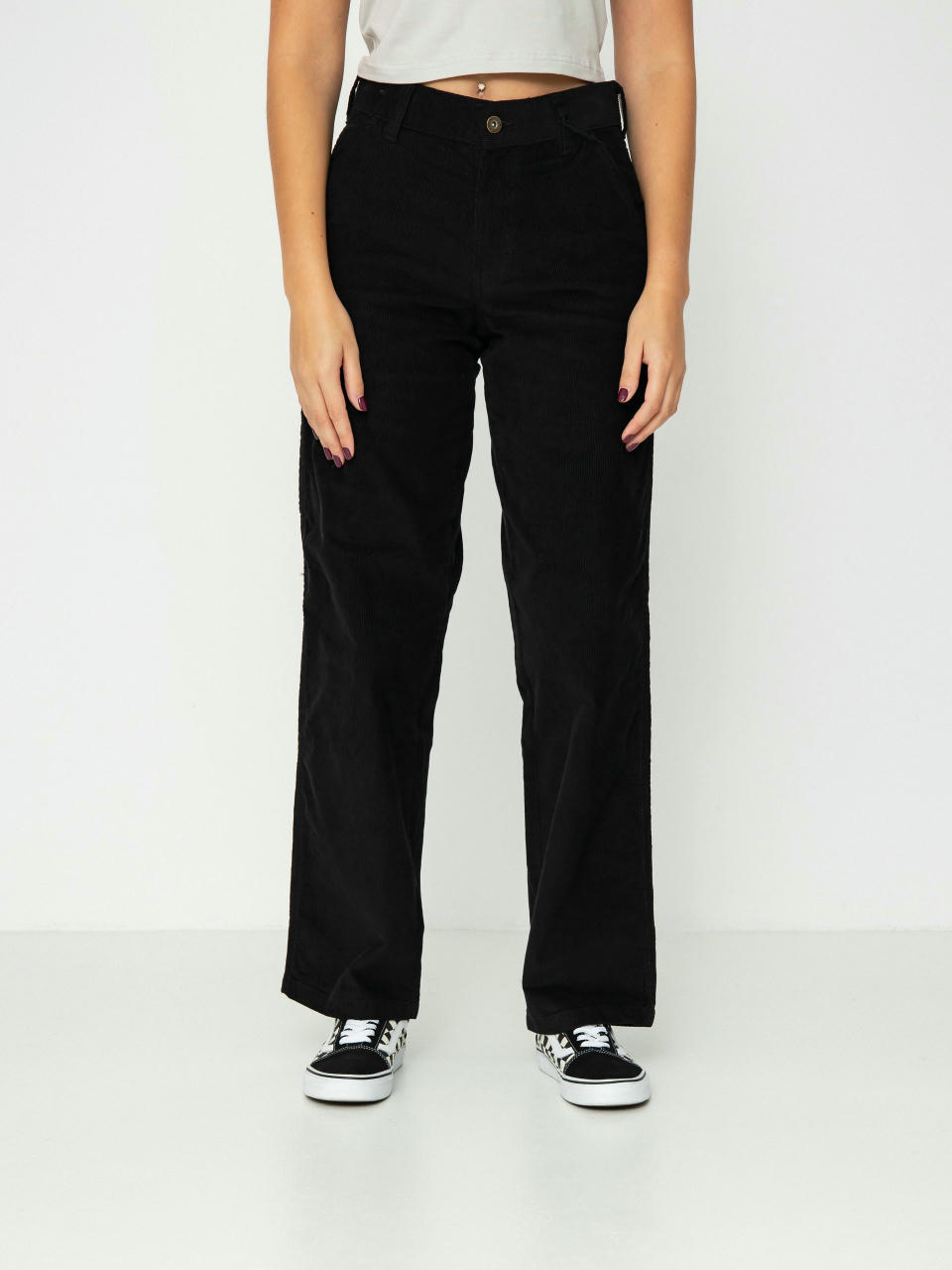 Pantaloni Dickies Corduroy Carpenter Wmn (black)