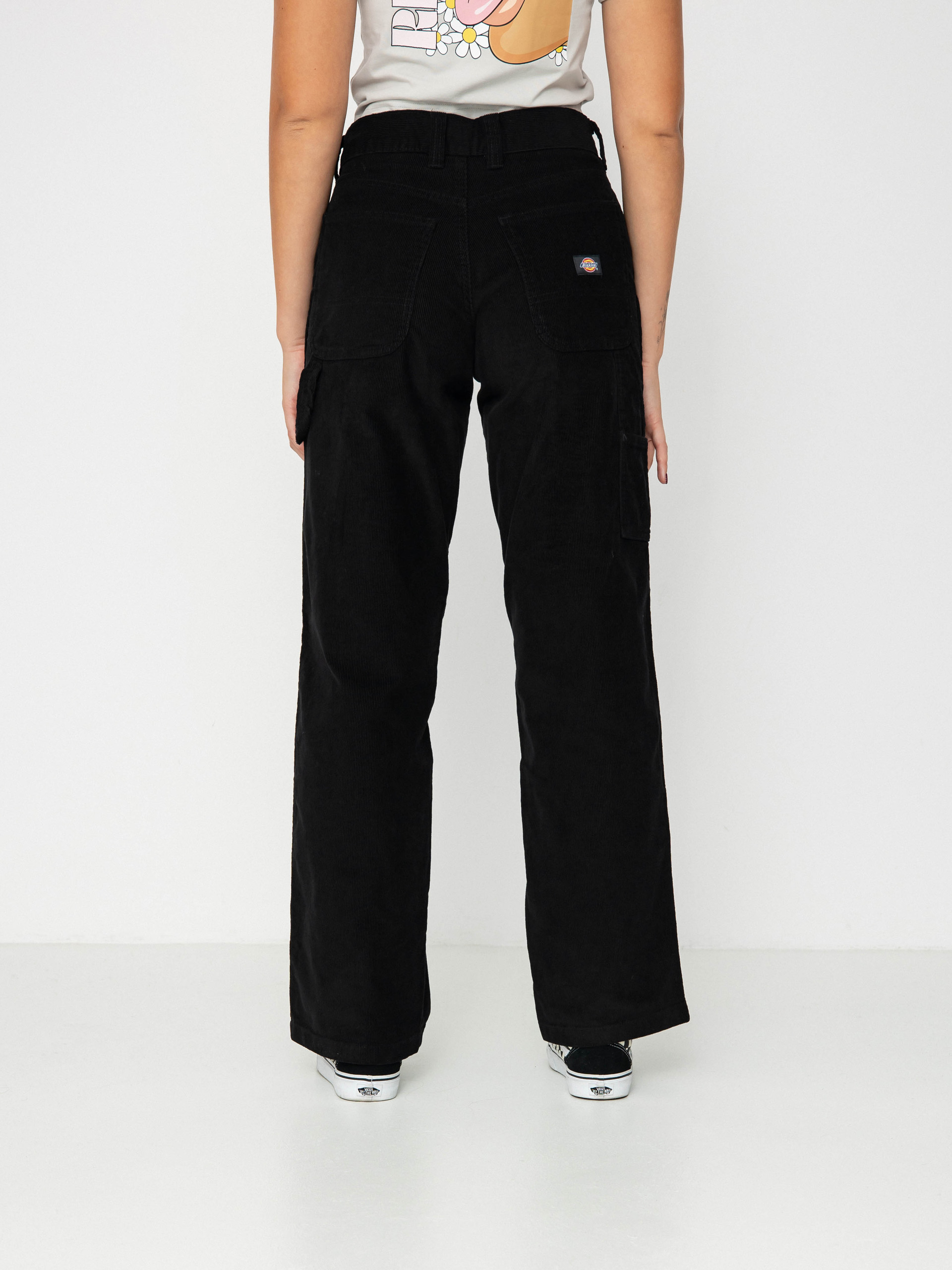 Pantaloni Dickies Corduroy Carpenter Wmn (black)