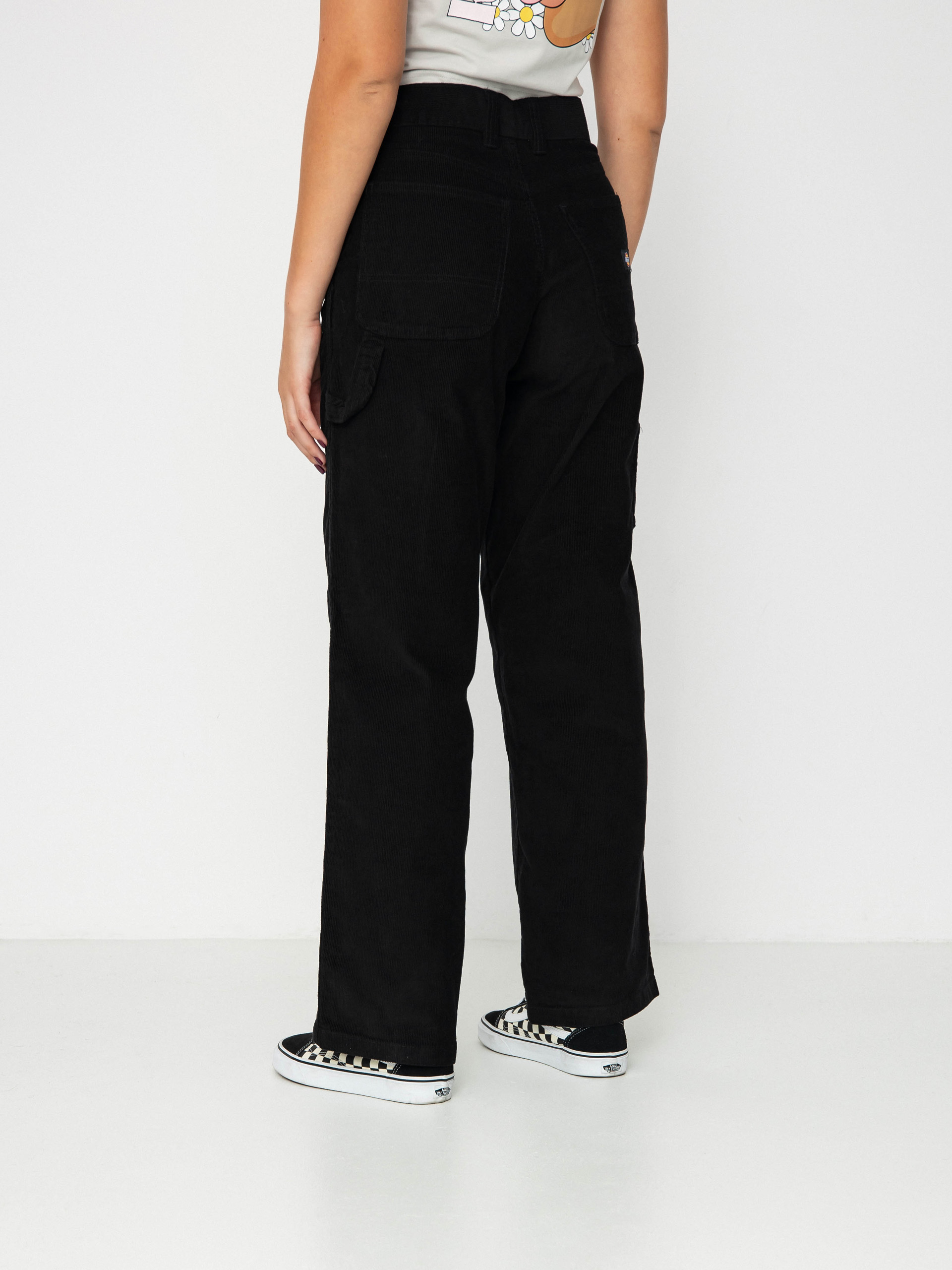 Pantaloni Dickies Corduroy Carpenter Wmn (black)