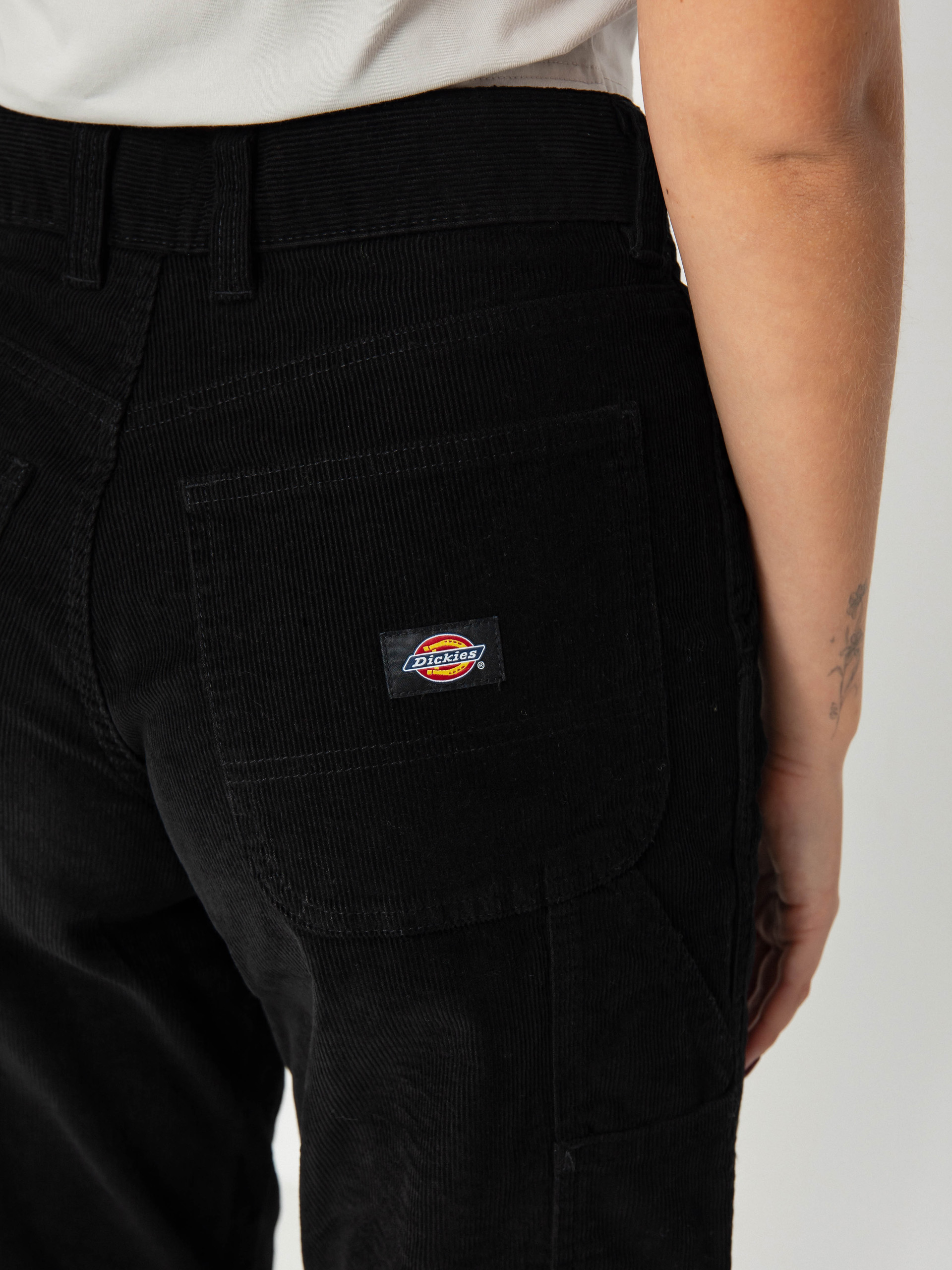 Pantaloni Dickies Corduroy Carpenter Wmn (black)