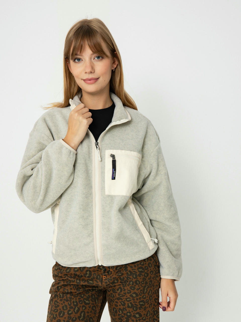 Geacă Patagonia Synch Wmn (oatmeal heather w/natural)