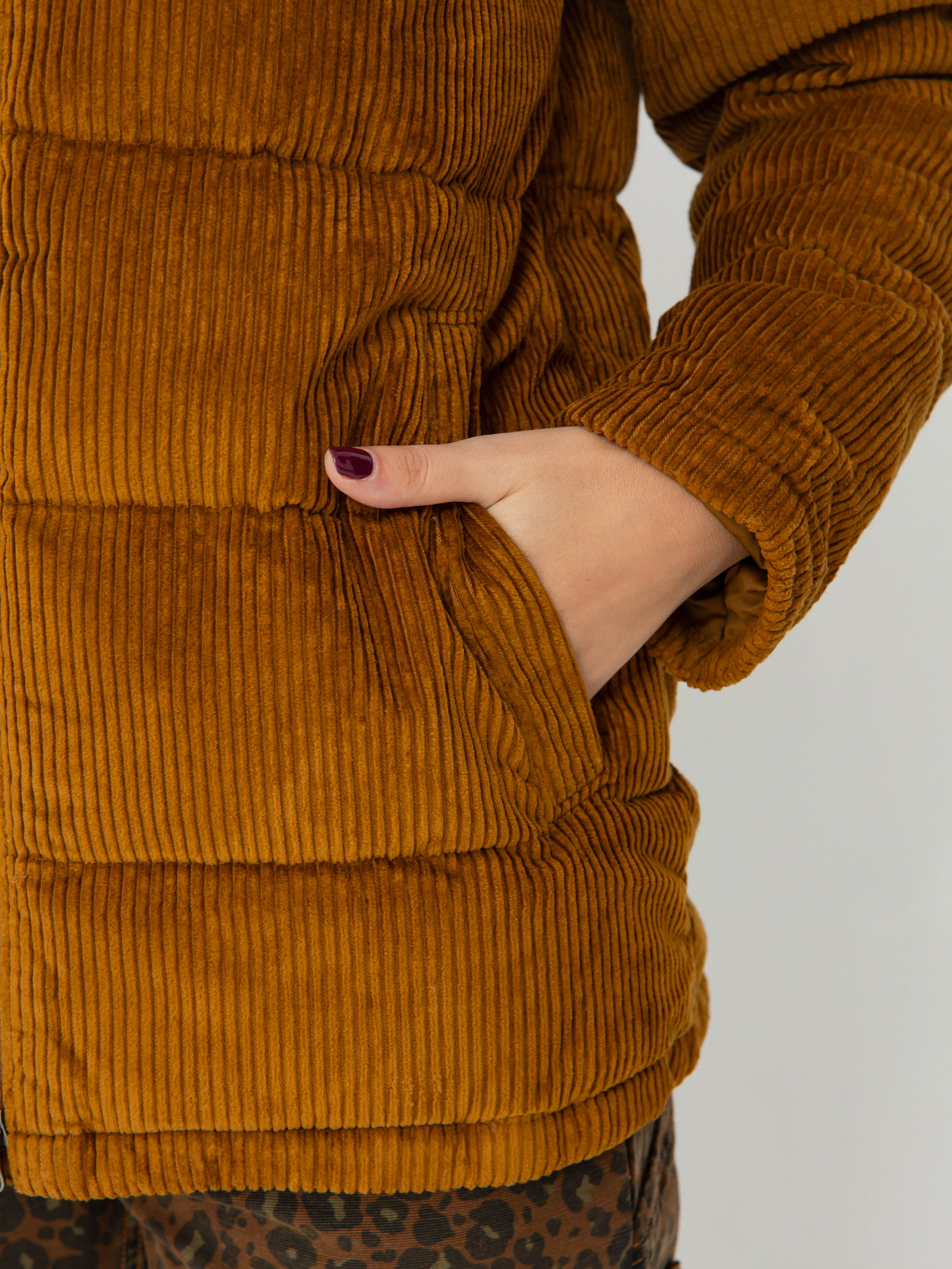 Geacă Patagonia Cord Fjord Coat Wmn (shelter brown)