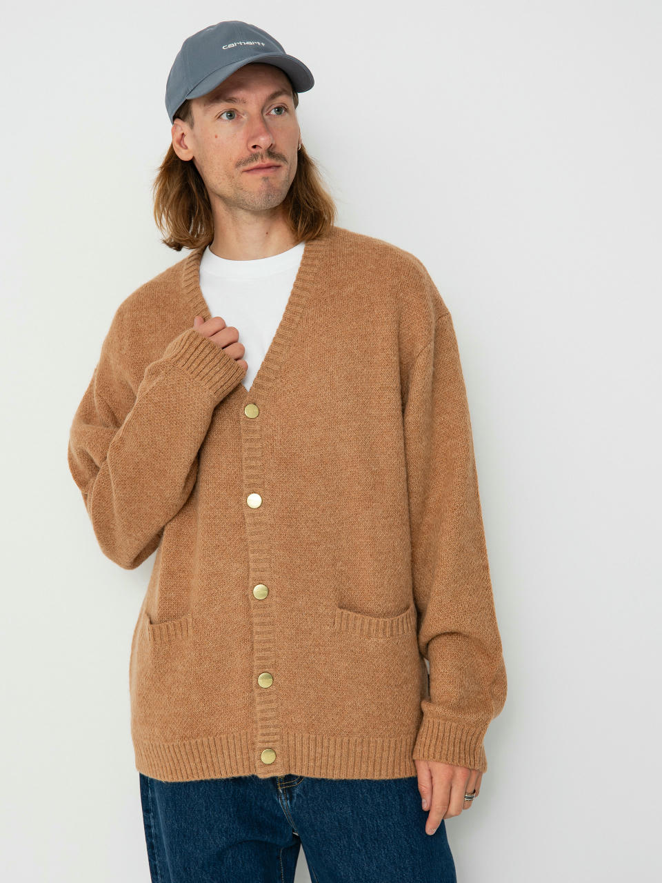 Pulover Carhartt WIP Merton Cardigan (peanut)