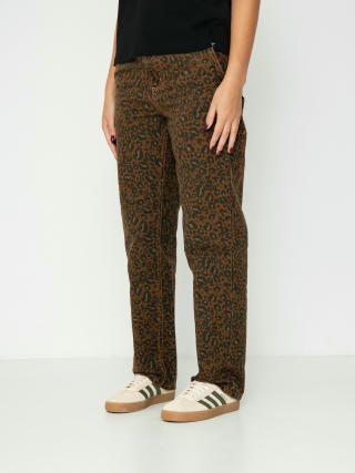 Pantaloni Carhartt WIP Leo Pierce Wmn (camo leo/tamarind/tamarind)