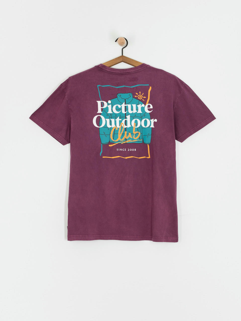 Tricou Picture Koleoh (purple wine washed)