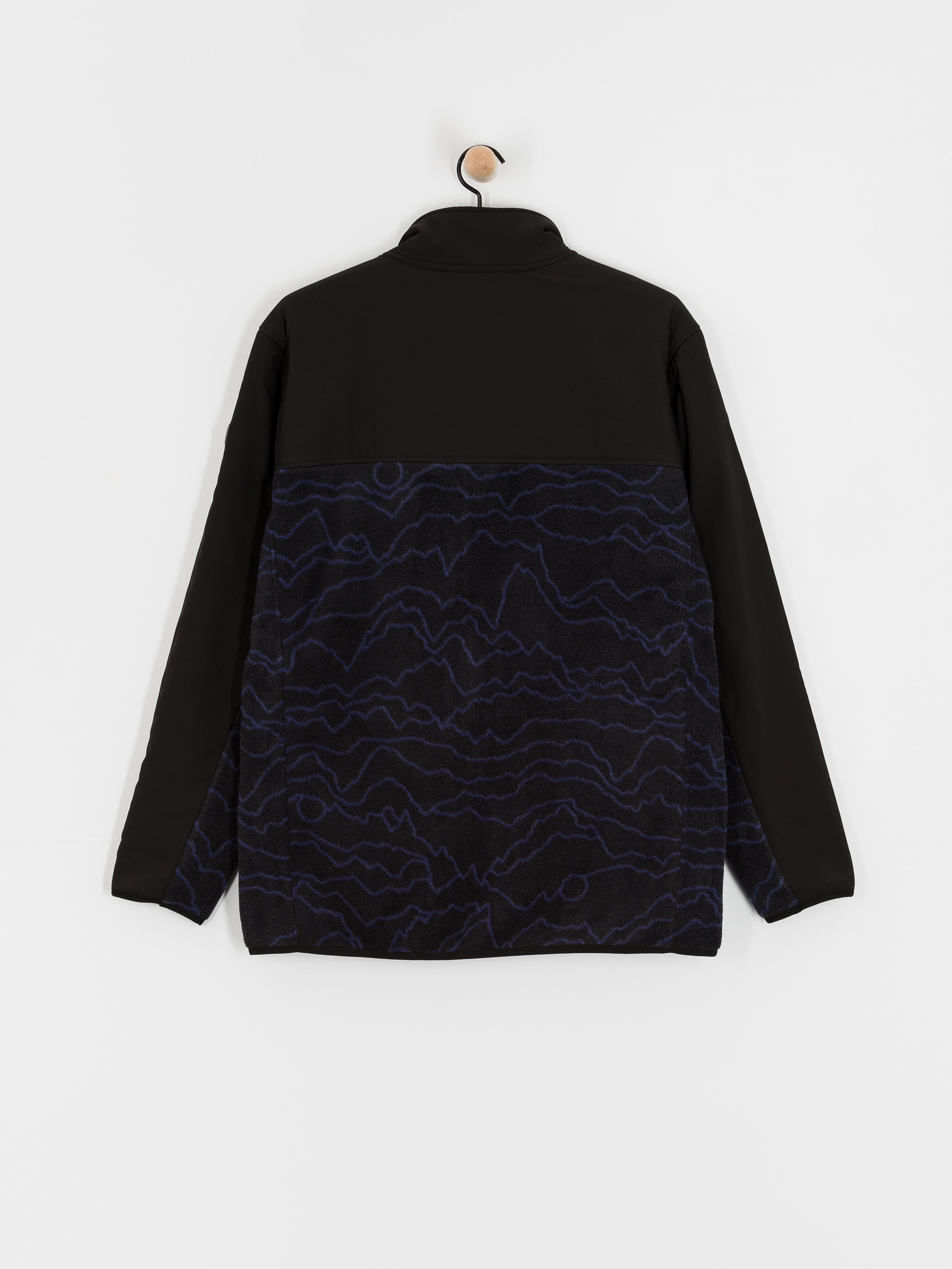 Pentru bărbați Hanorac Rip Curl Anti Series Search Zip Crew (black/berry)