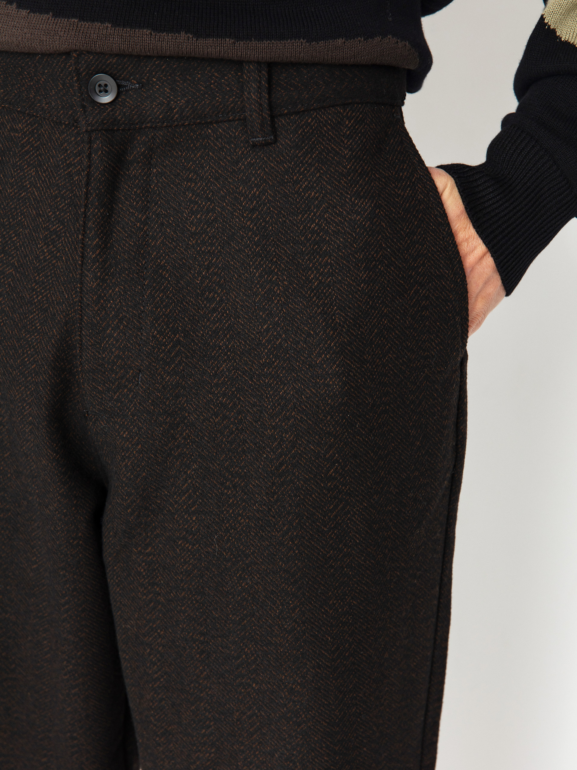 Pantaloni Carhartt WIP Truman (chocolate/black)