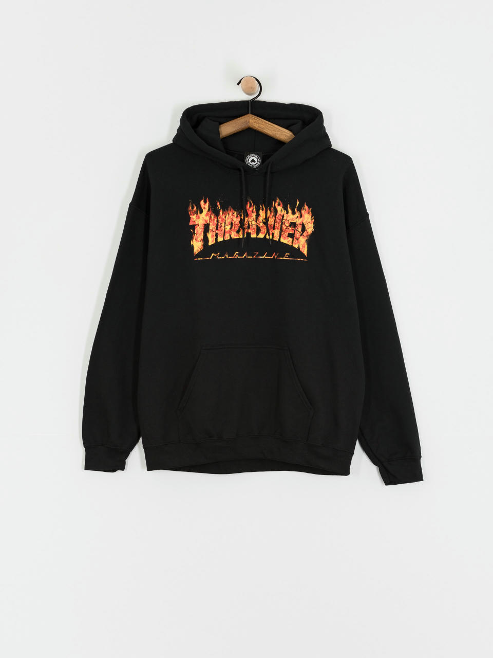 Hanorac cu glugă Thrasher Inferno HD (black)