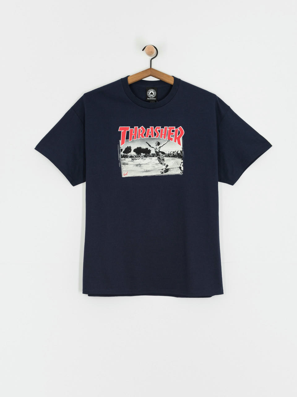 Tricou Thrasher Jake Dish (navy blue)