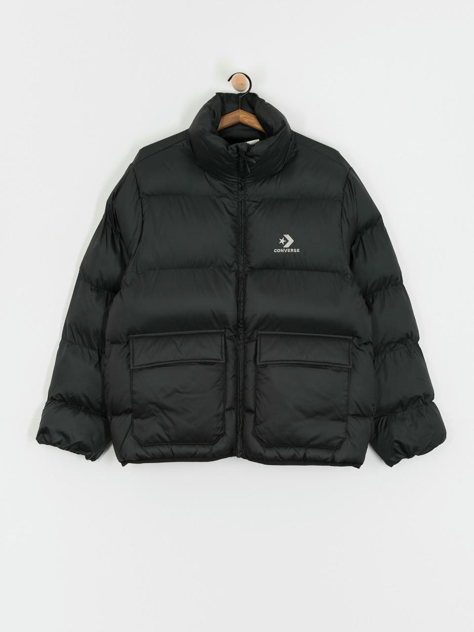 Geacă Converse Patch Pocket Puffer (converse black)