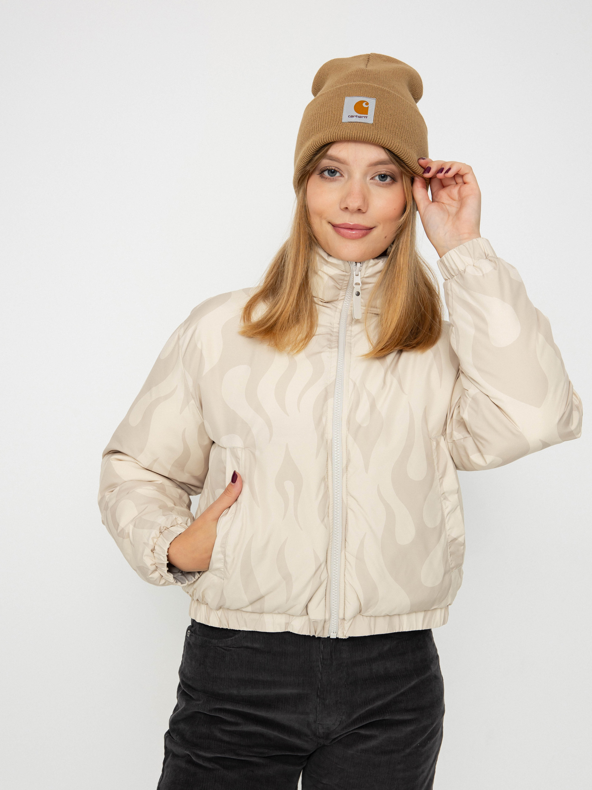 Geacă Iriedaily Paddy Short Wmn (chalk)