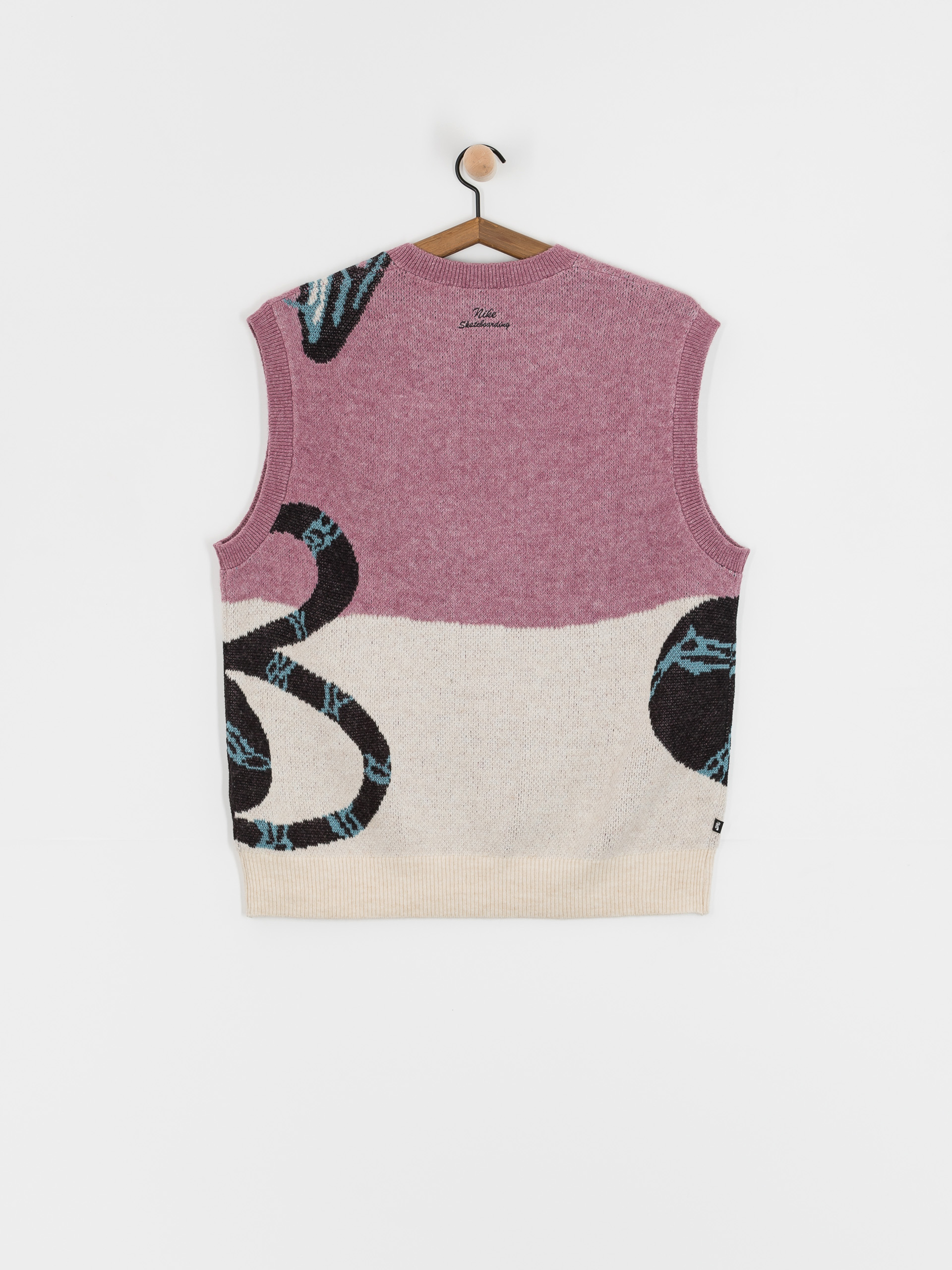 Vestă Nike SB SL Sweater Snake (plum dust/lt orewood brn/black)