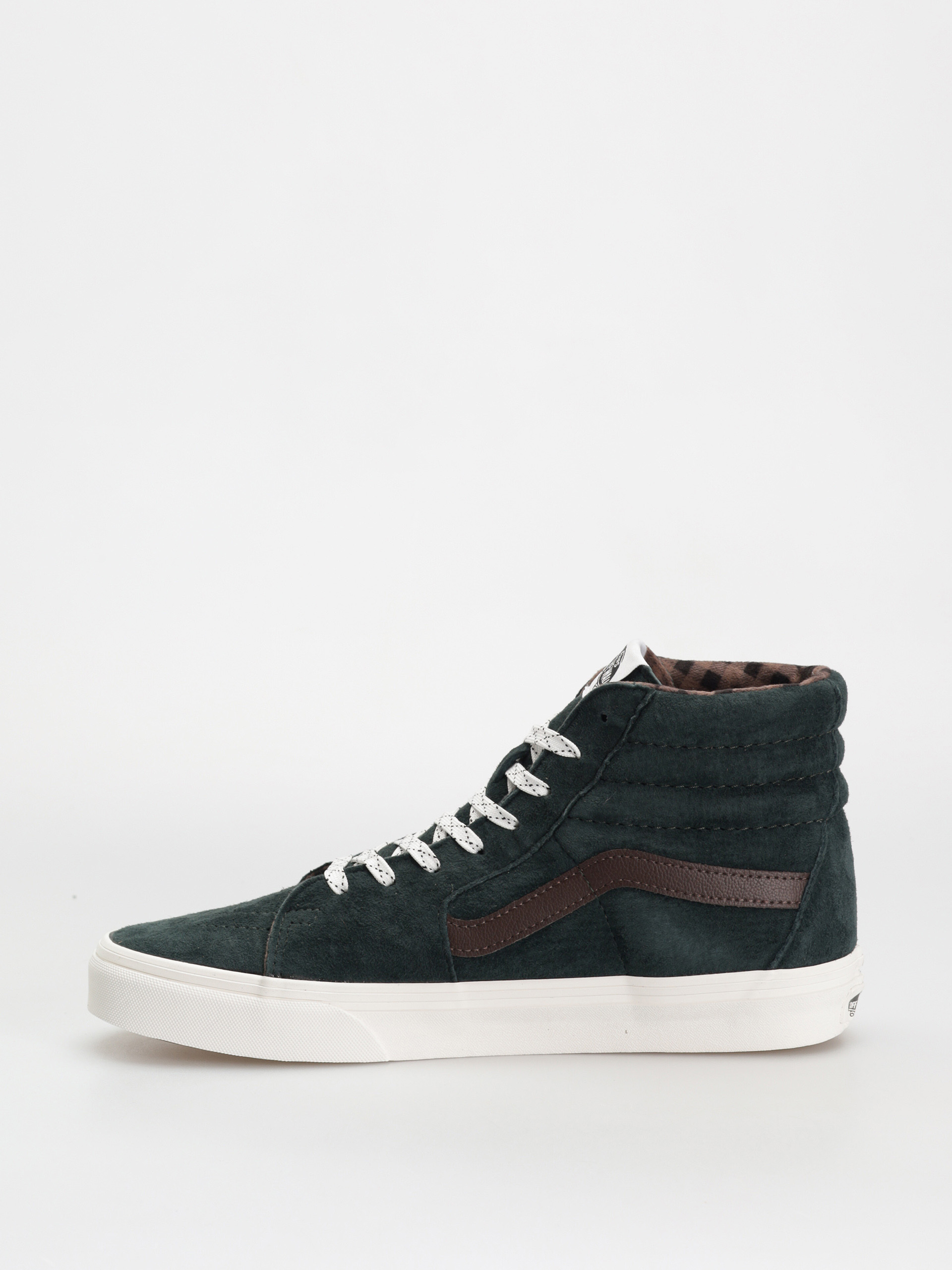 Pantofi Vans Sk8 Hi (pig suede plaid scarab)