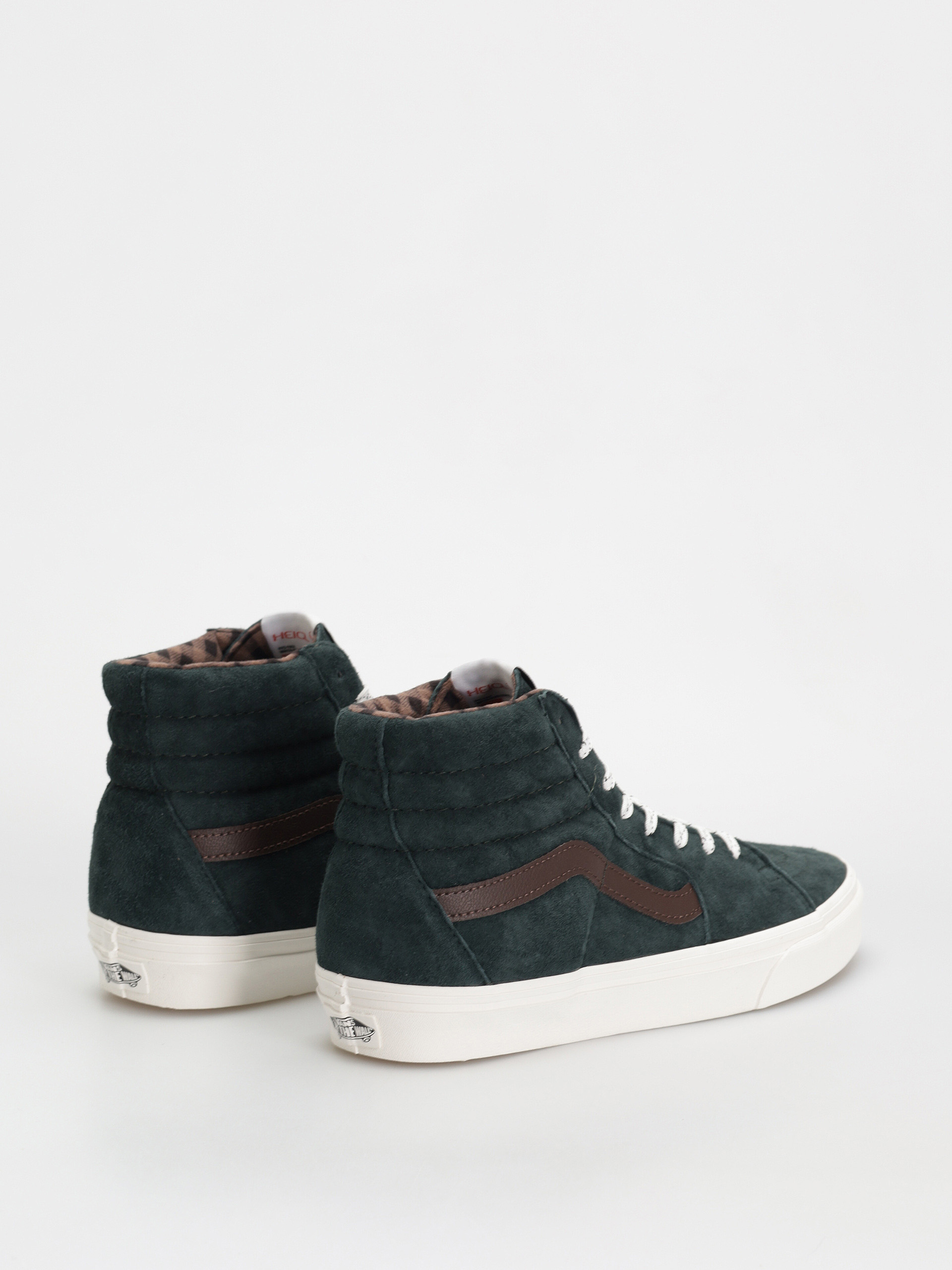 Pantofi Vans Sk8 Hi (pig suede plaid scarab)