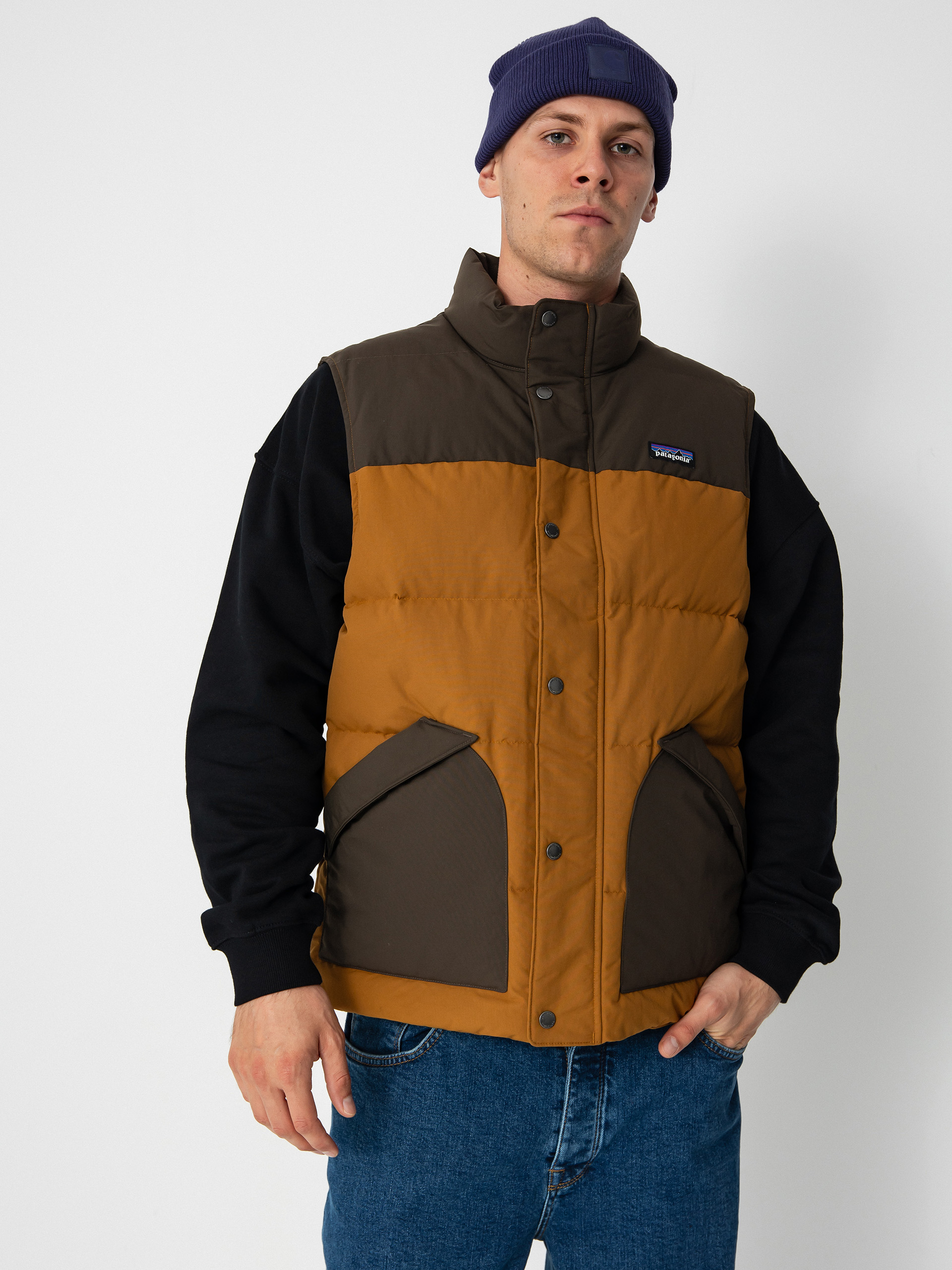 Vestă Patagonia Downdrift Vest (shelter brown)