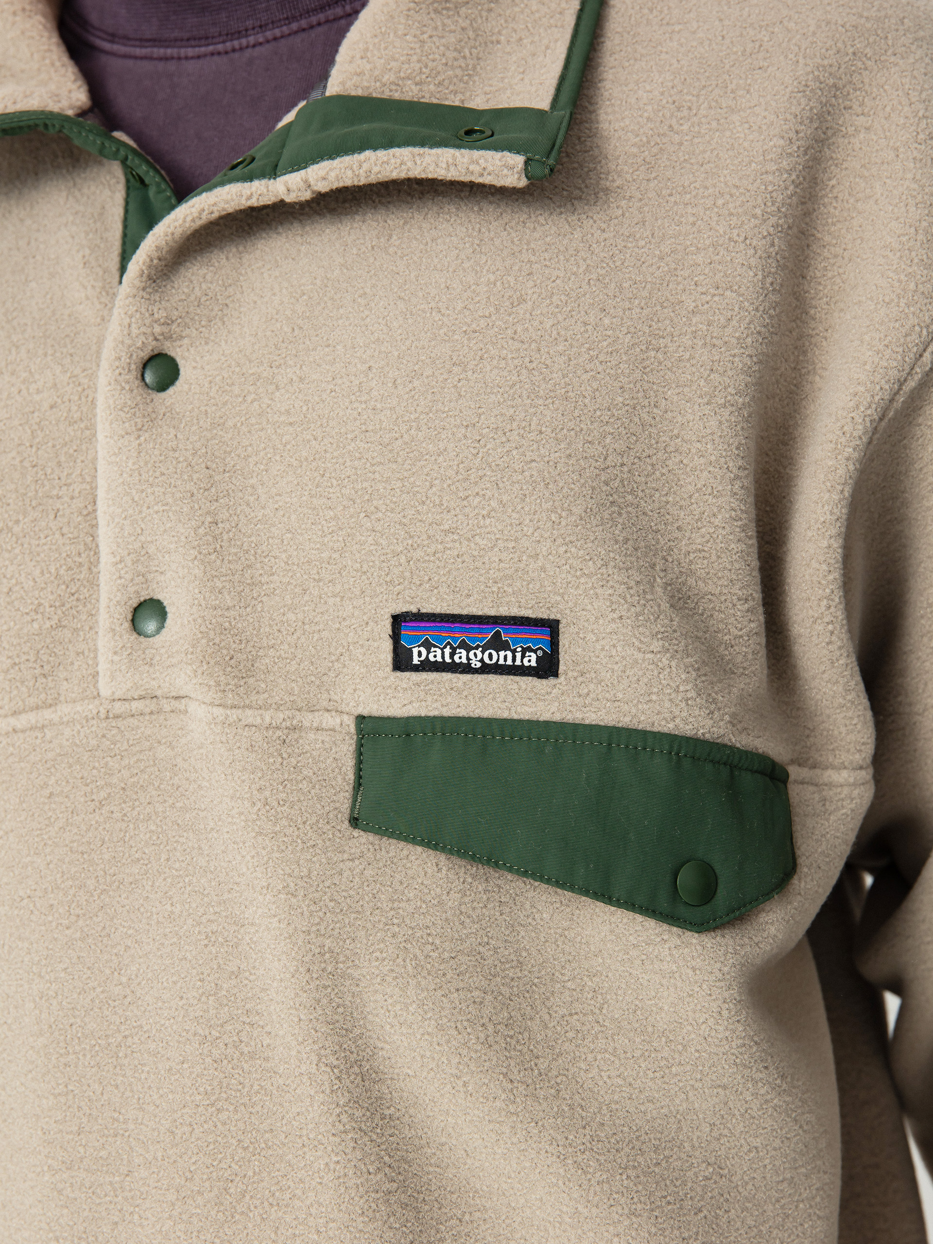 Pentru bărbați Hanorac din fleece Patagonia Synch Snap T (seabird grey)