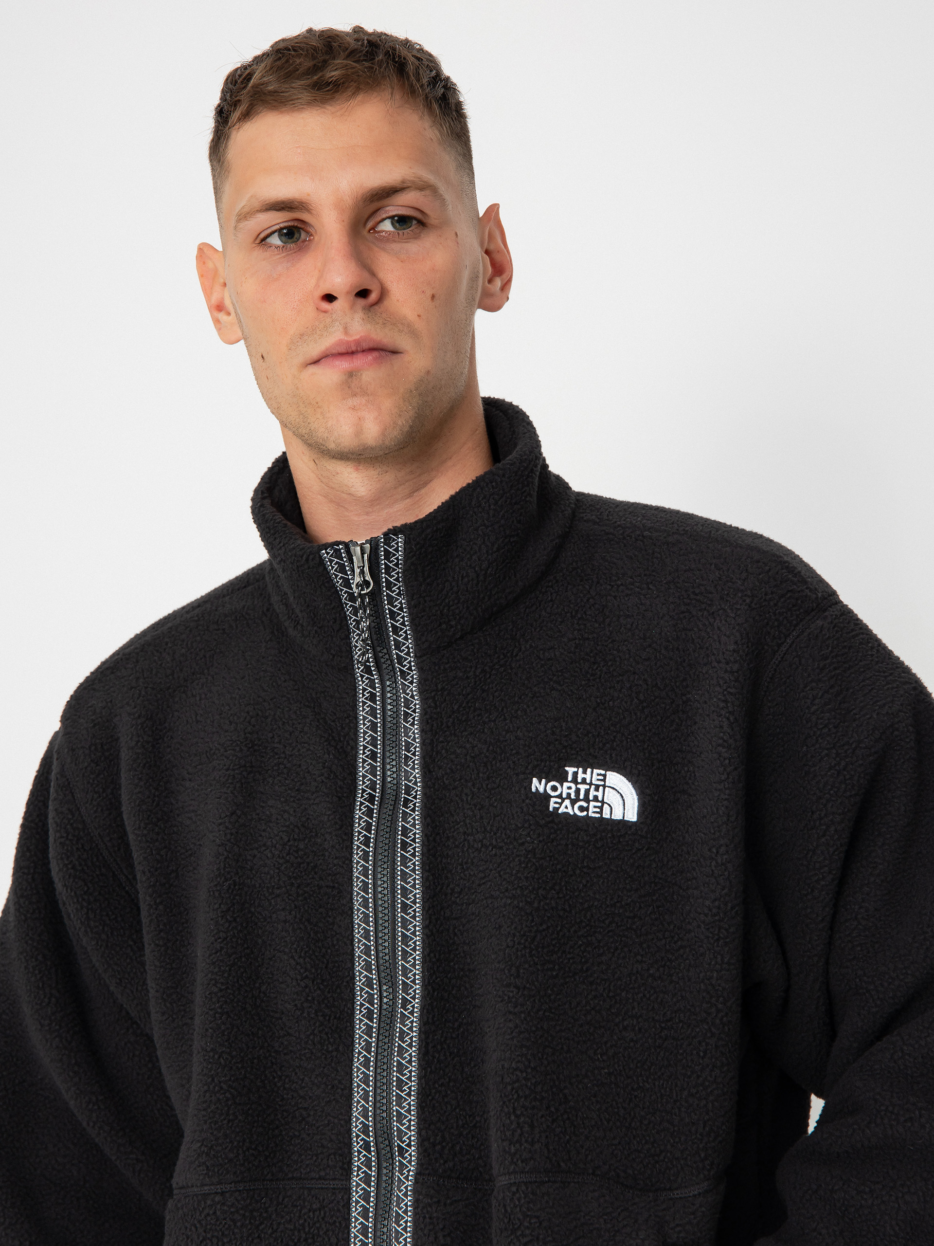 Pentru bărbați Hanorac din fleece The North Face Tnf Fleeski FZ (tnf black)