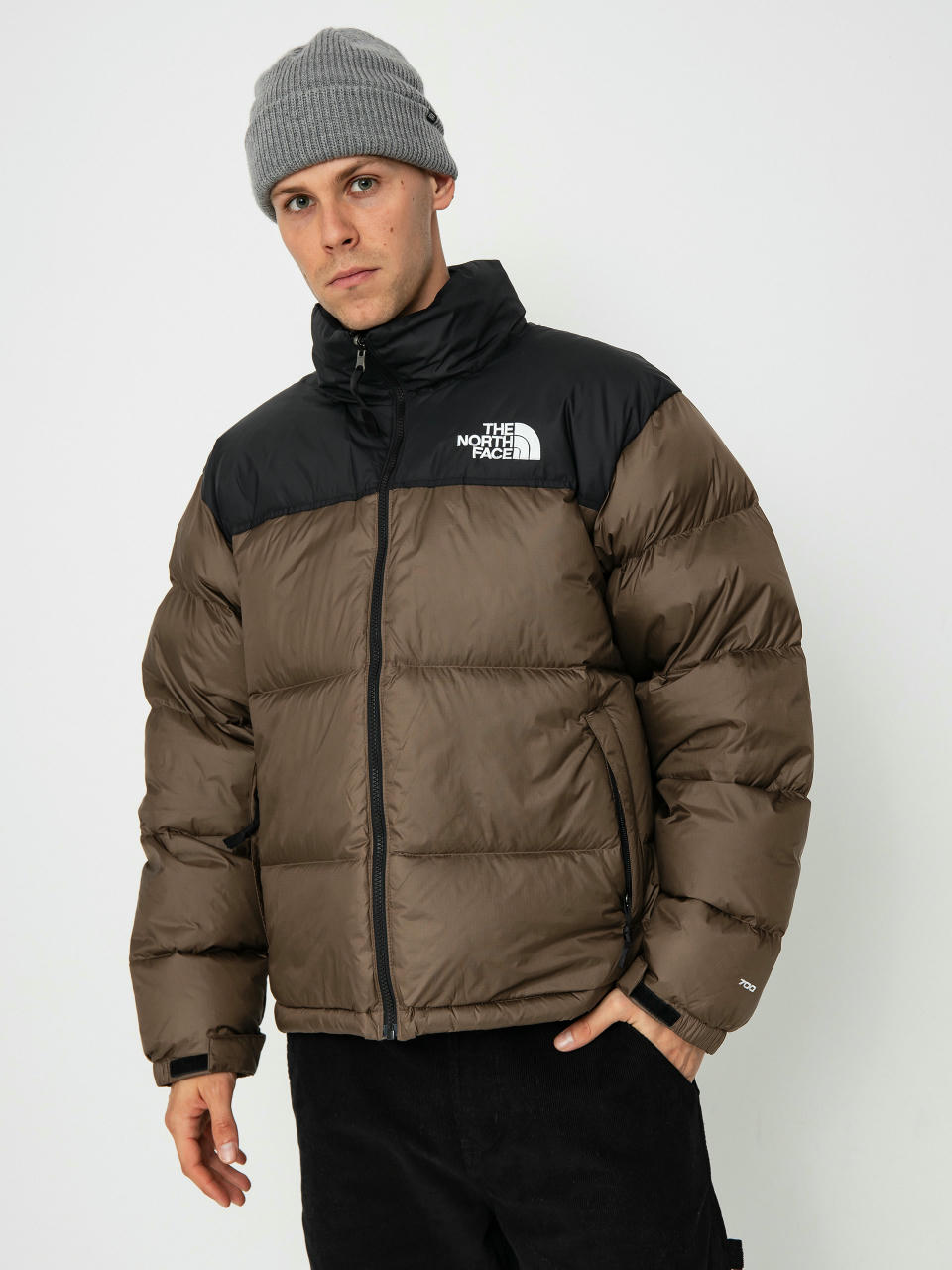 Geacă The North Face 1996 Retro Nuptse (smokey brown/tnf black)