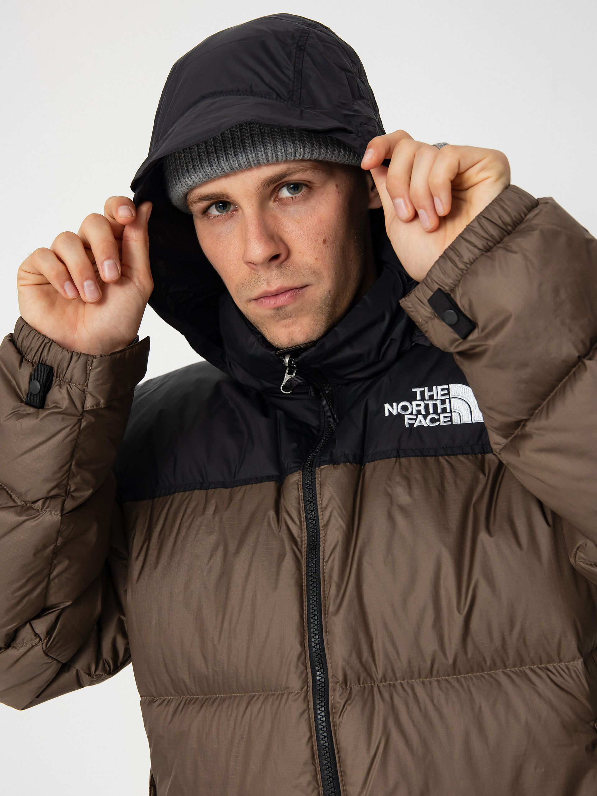 Geacă The North Face 1996 Retro Nuptse (smokey brown/tnf black)