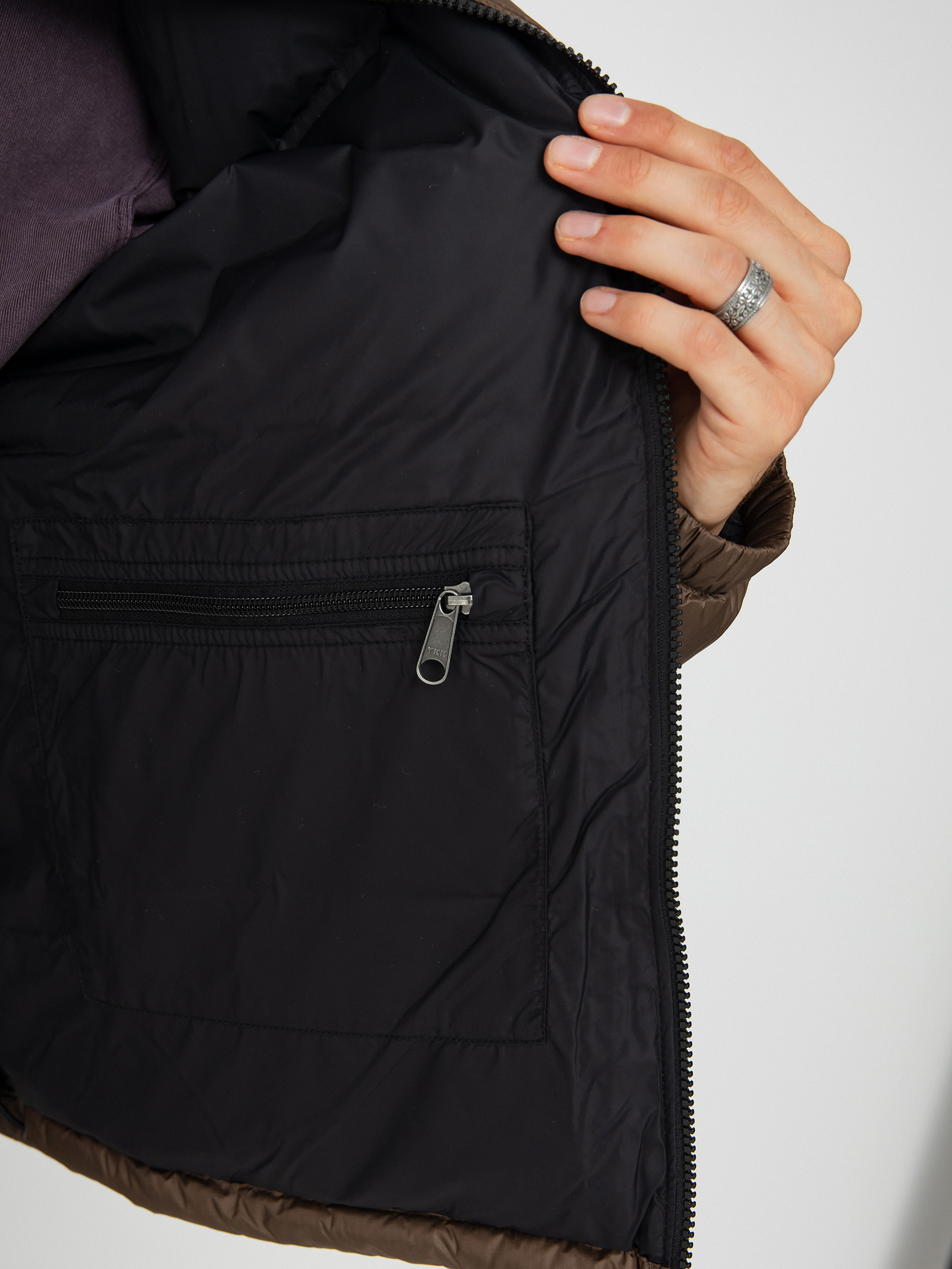 Geacă The North Face 1996 Retro Nuptse (smokey brown/tnf black)