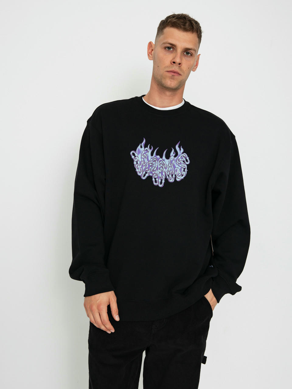 Hanorac Vans Hot Links Loose Crew (black)