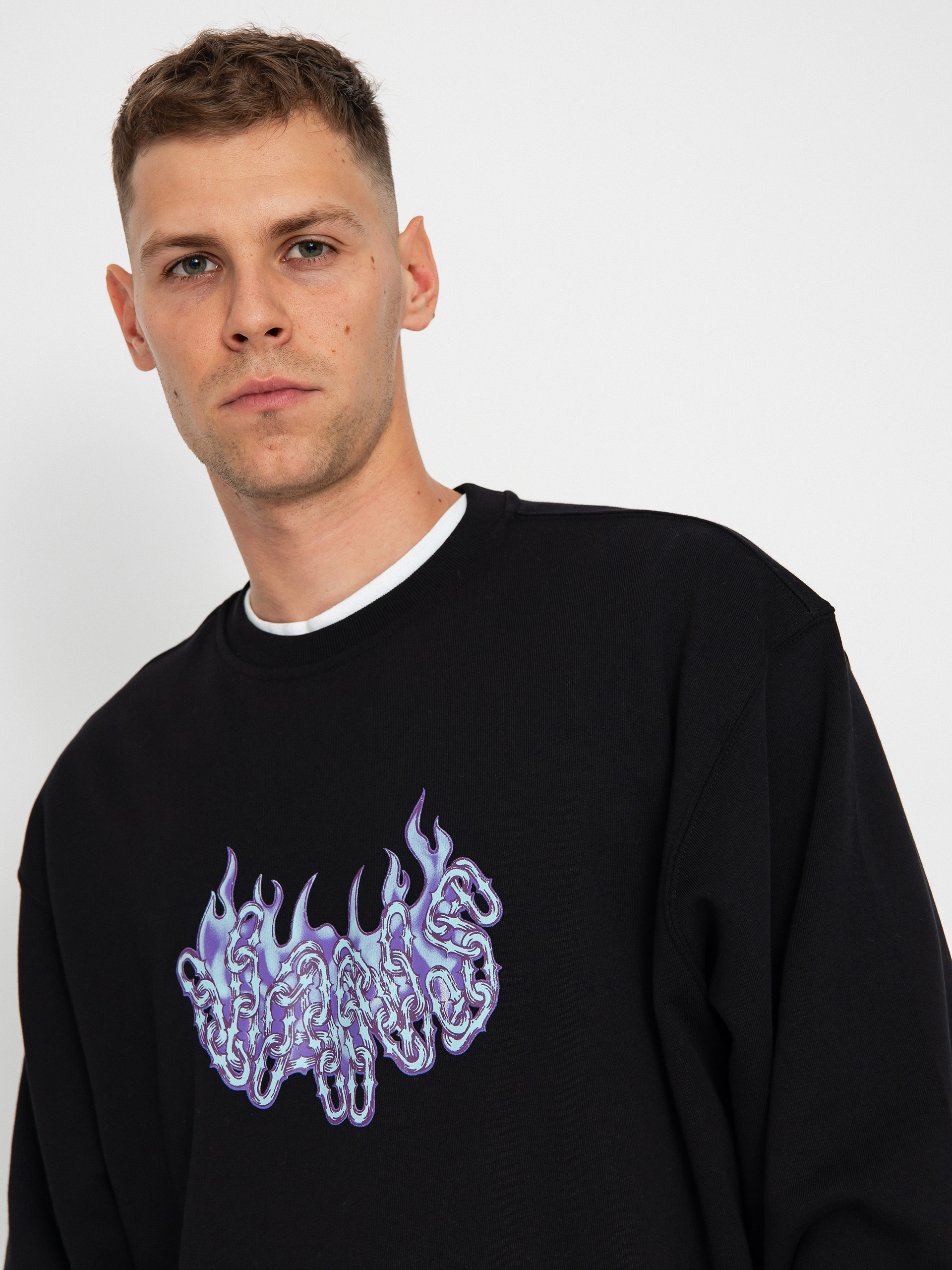Hanorac Vans Hot Links Loose Crew (black)