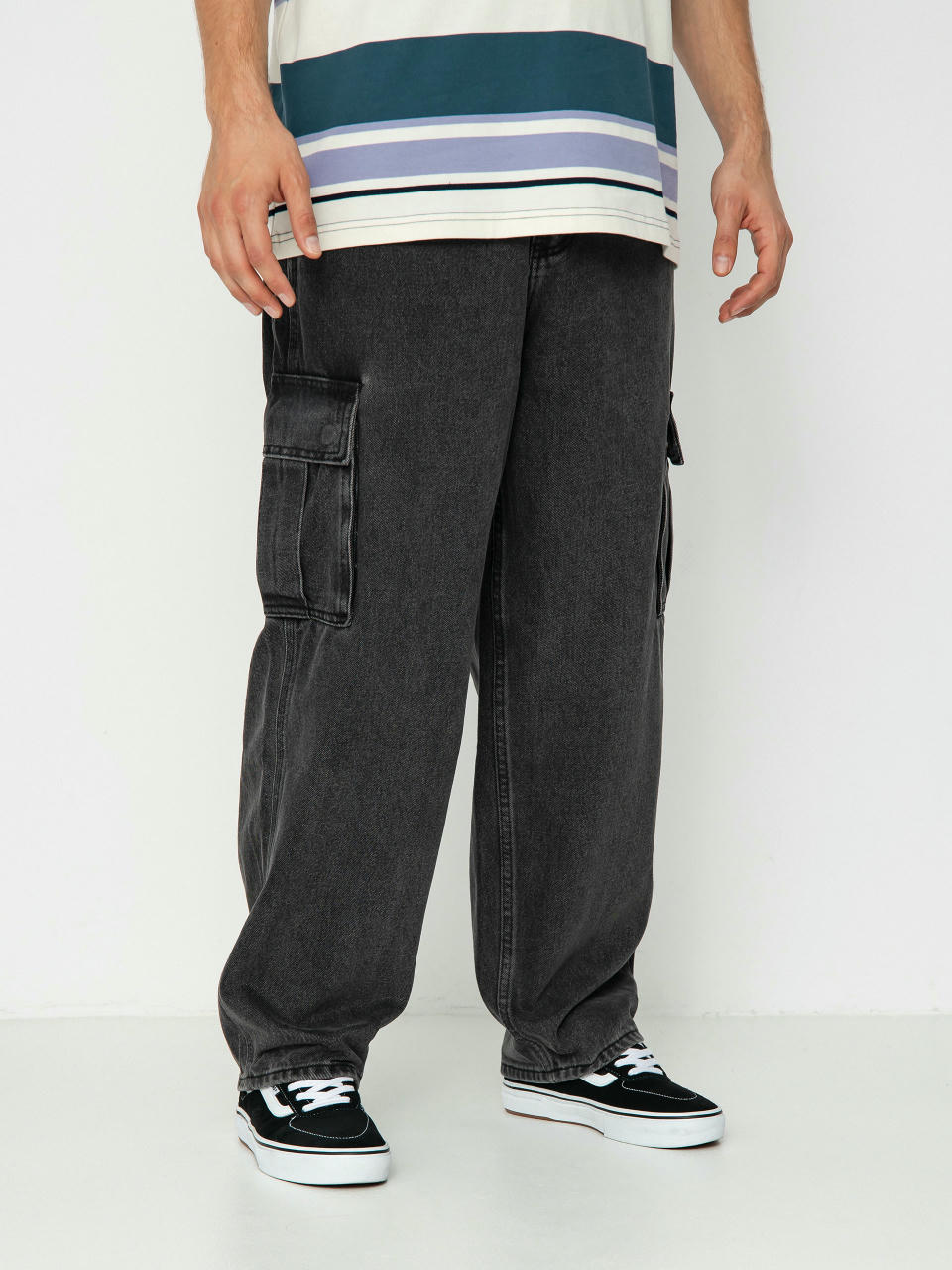 Pantaloni Wasted Paris Acid Creager (faded black)