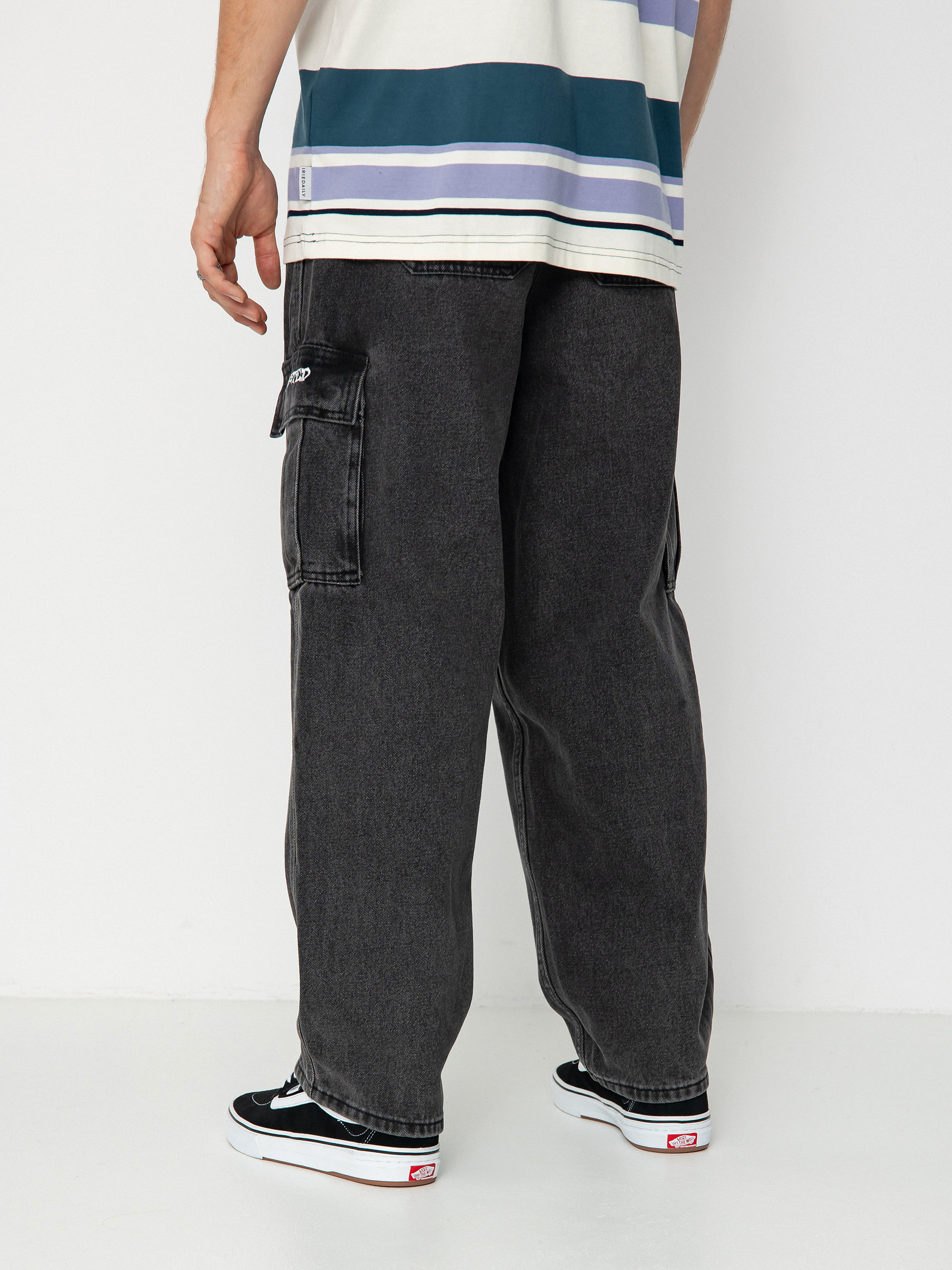 Pantaloni Wasted Paris Acid Creager (faded black)
