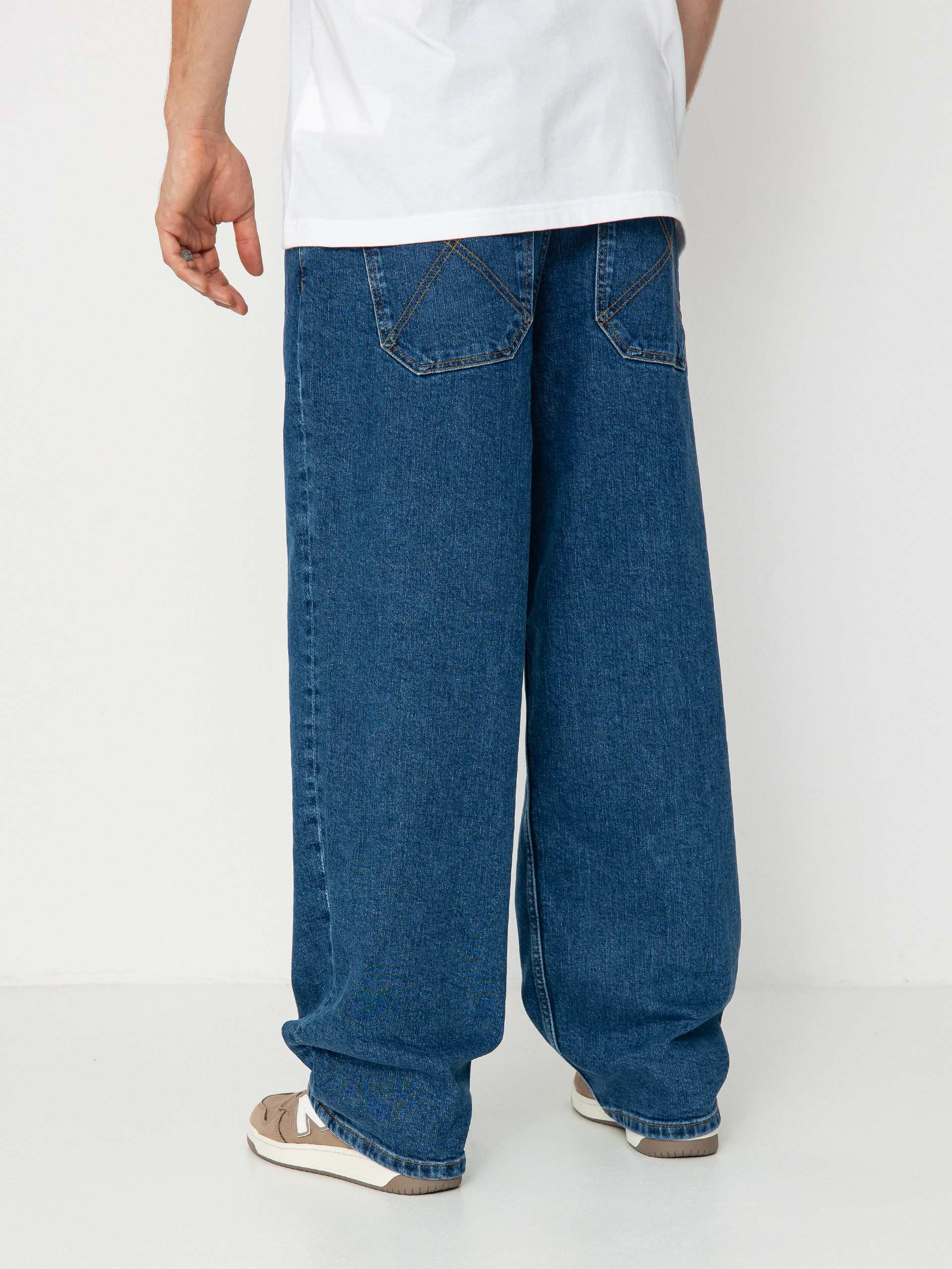 Pantaloni Homeboy X Tra Baggy Denim (washed blue)