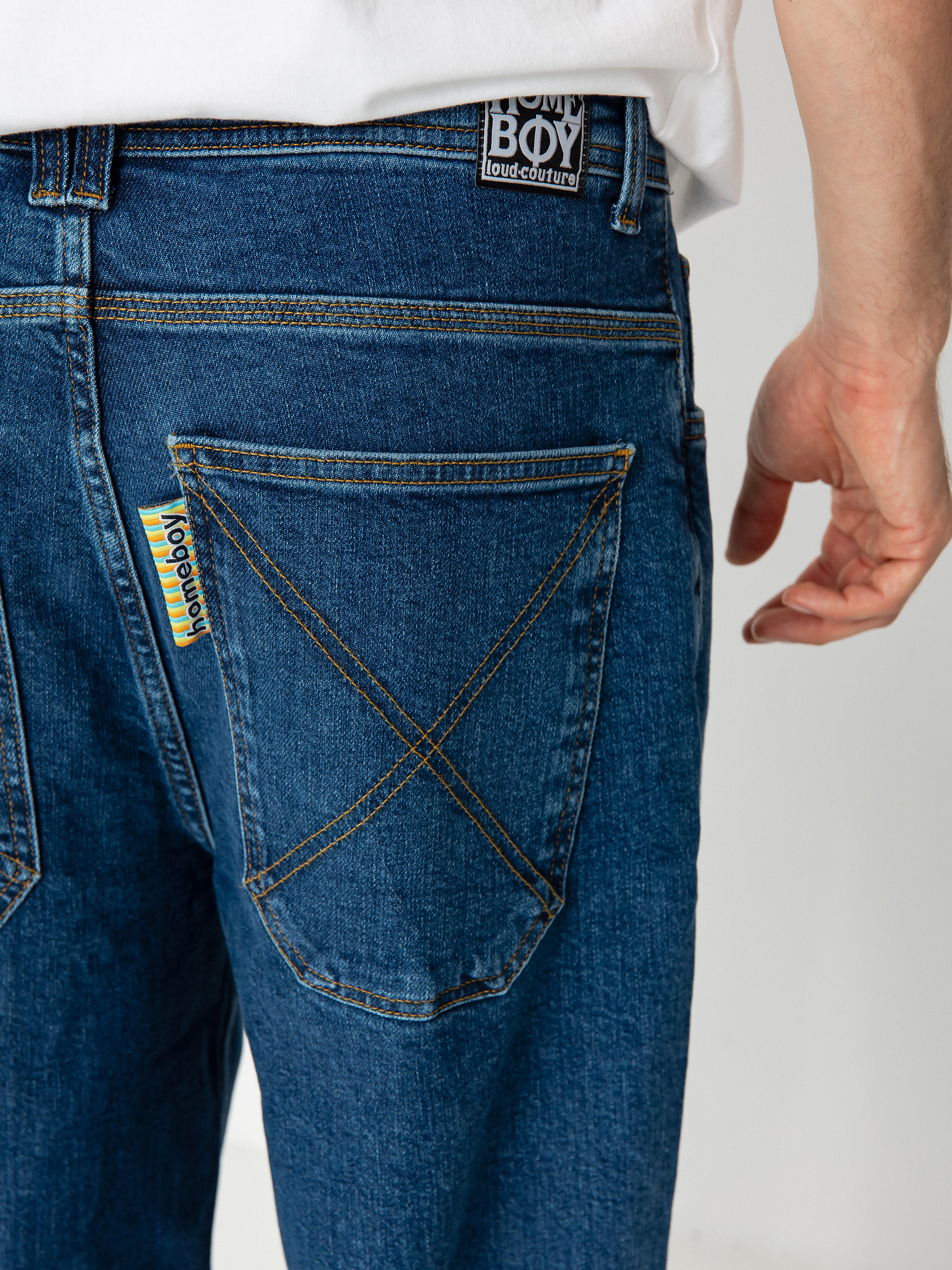 Pantaloni Homeboy X Tra Baggy Denim (washed blue)
