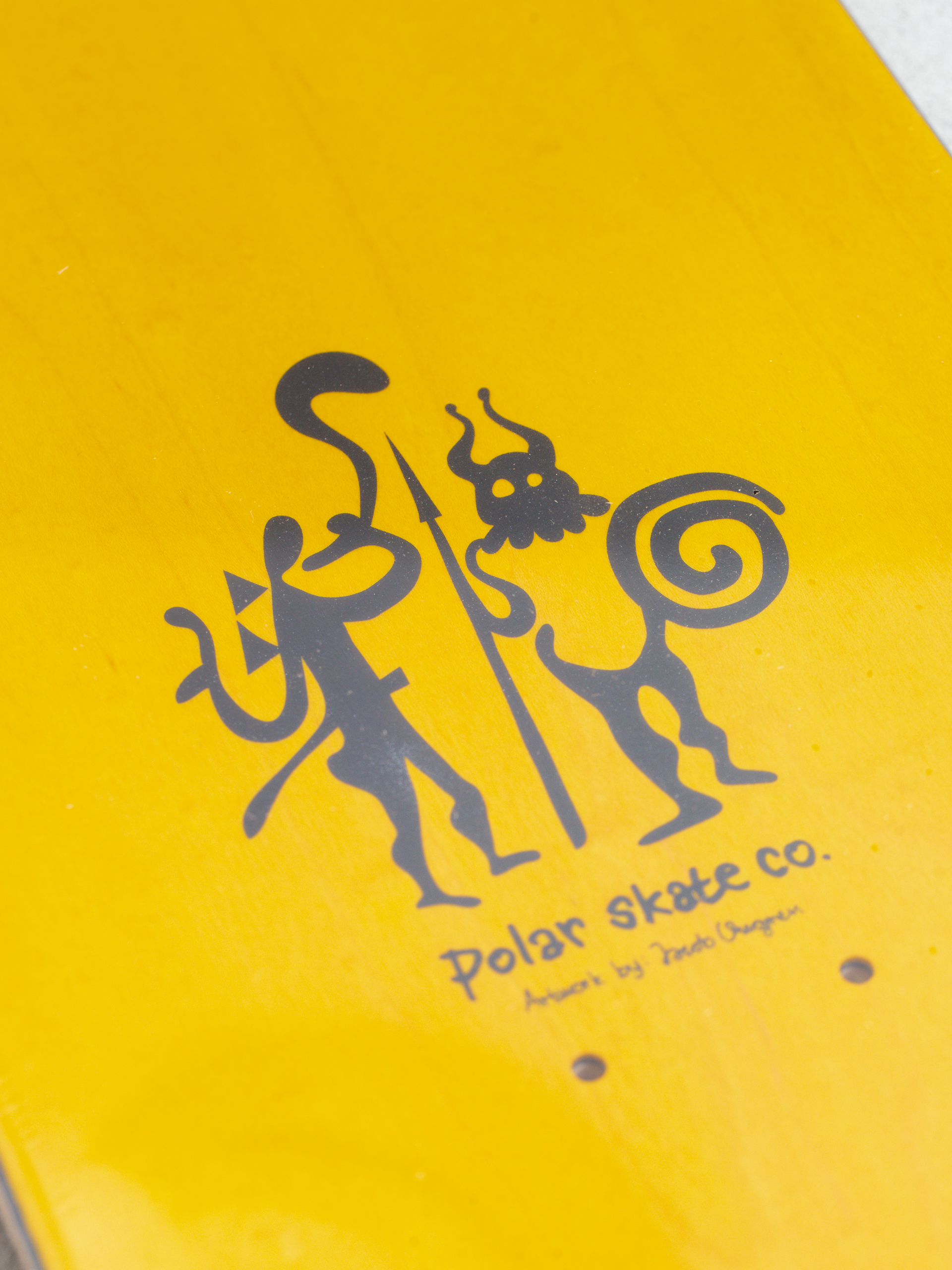 Placă Polar Skate Team Model Trumpets (yellow)