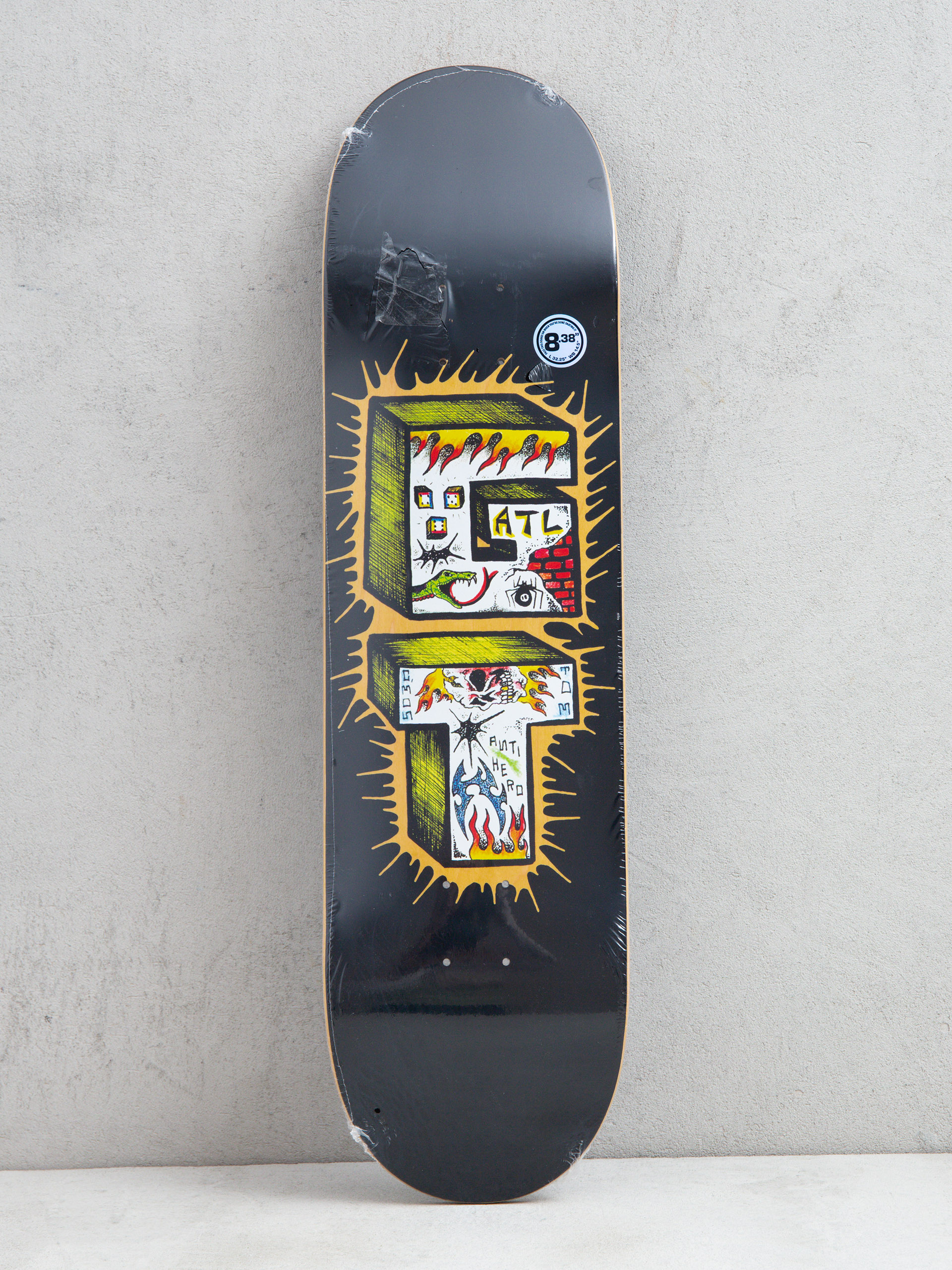 Placu0103 Antihero Grant Stacked (black/yellow)